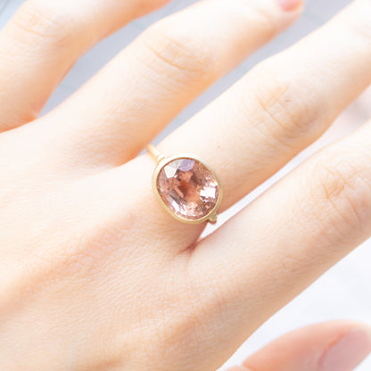 Collet Ring - Tourmaline -