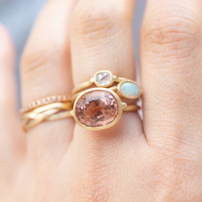 Collet Ring - Tourmaline -