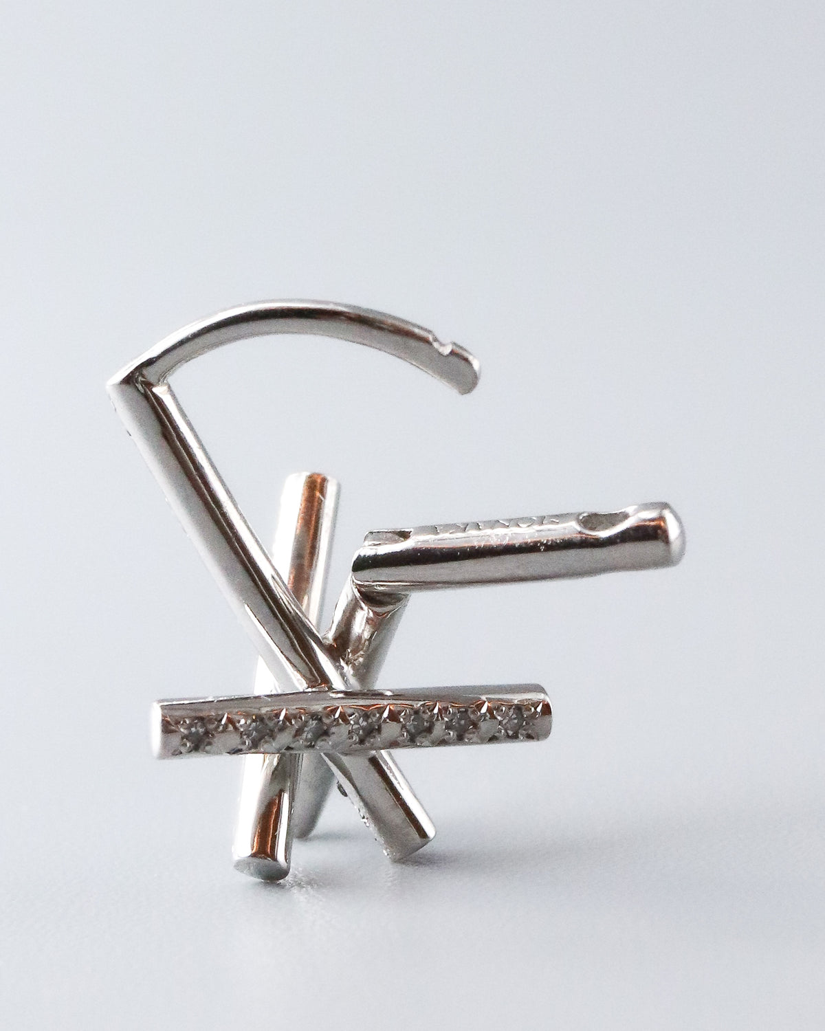 Asterism Pierced Earring - Pt900 / Diamond -