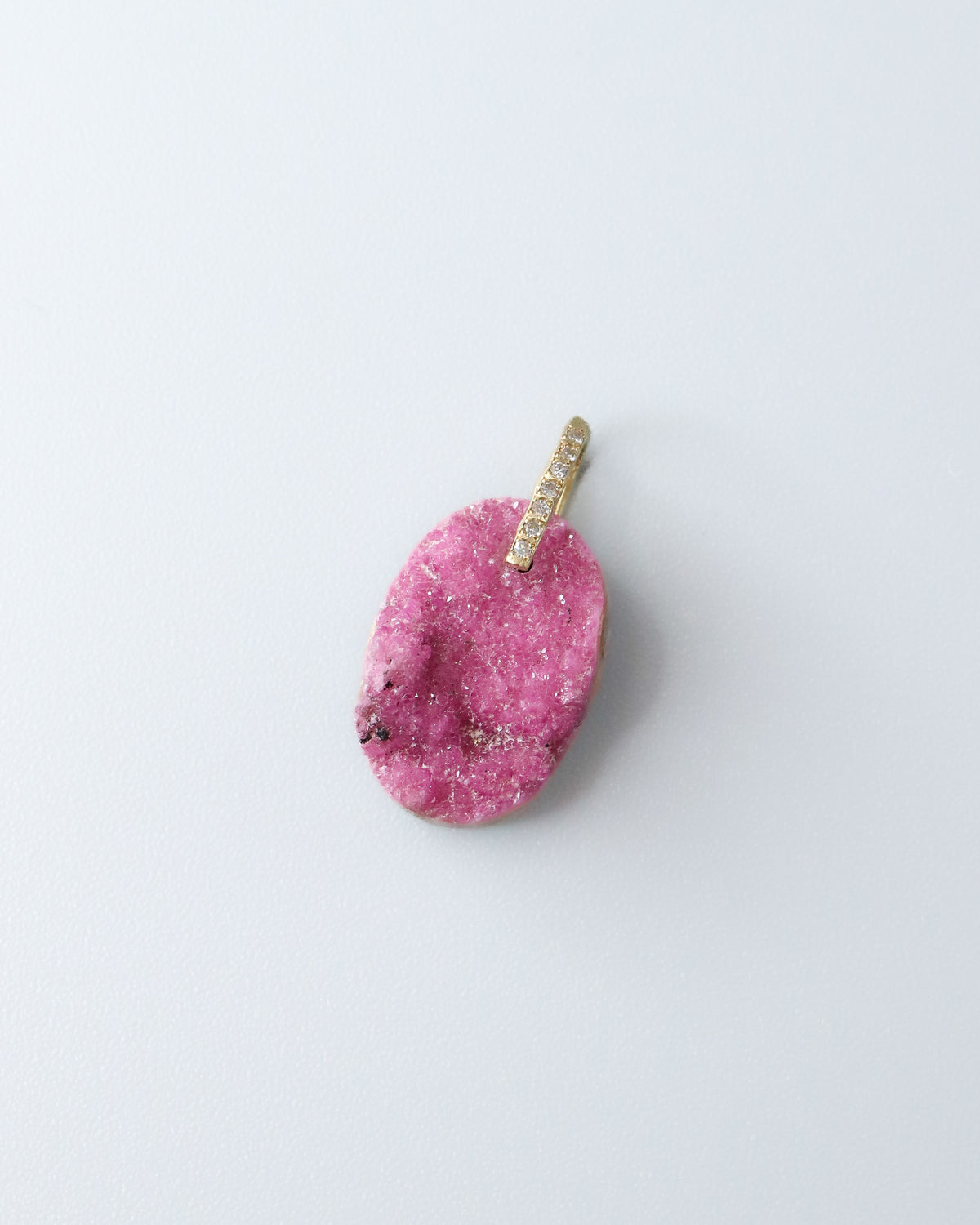 Hibiki Stone Necklace - Cobalt Calcite Druzy -