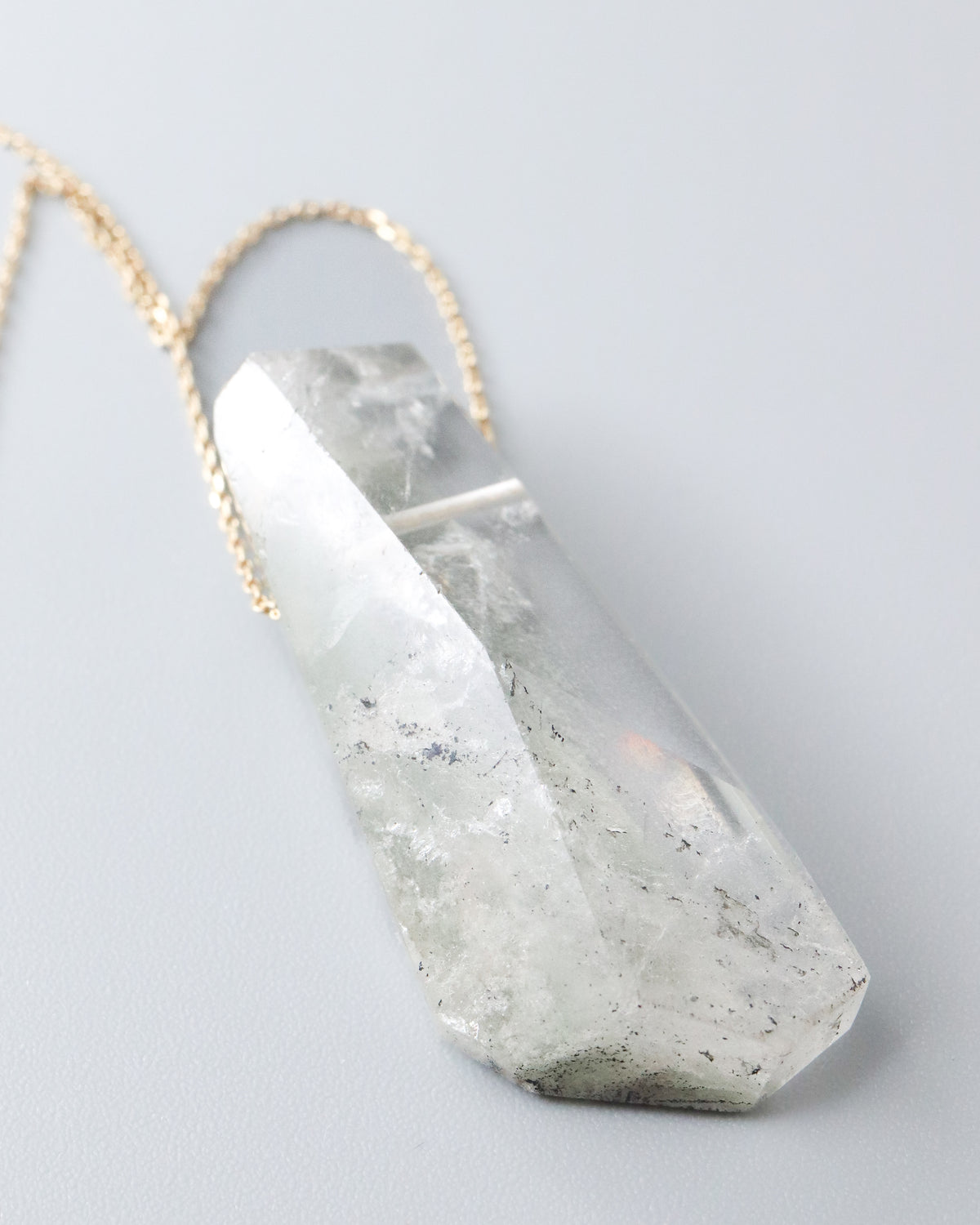 Rock Necklace - Quartz -