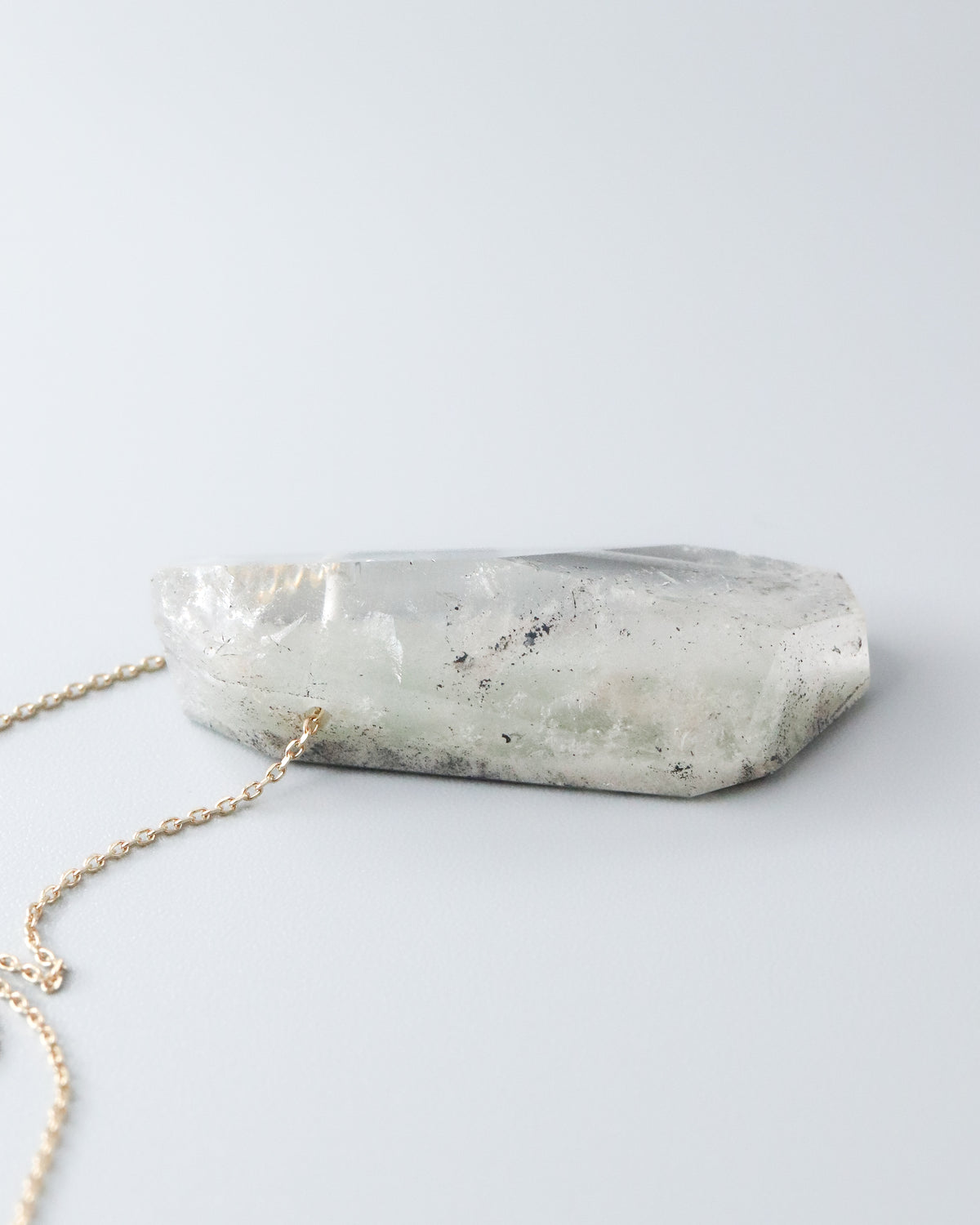 Rock Necklace - Quartz -