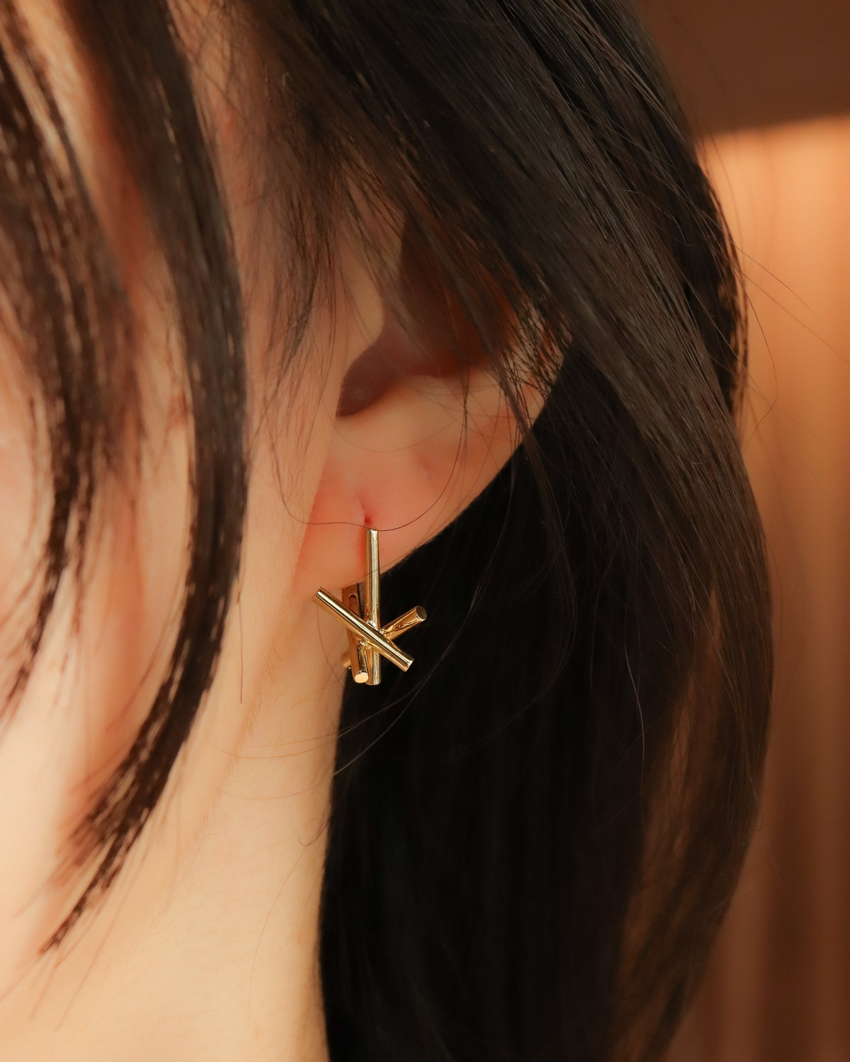 Asterism Pierced Earring - K18YG -