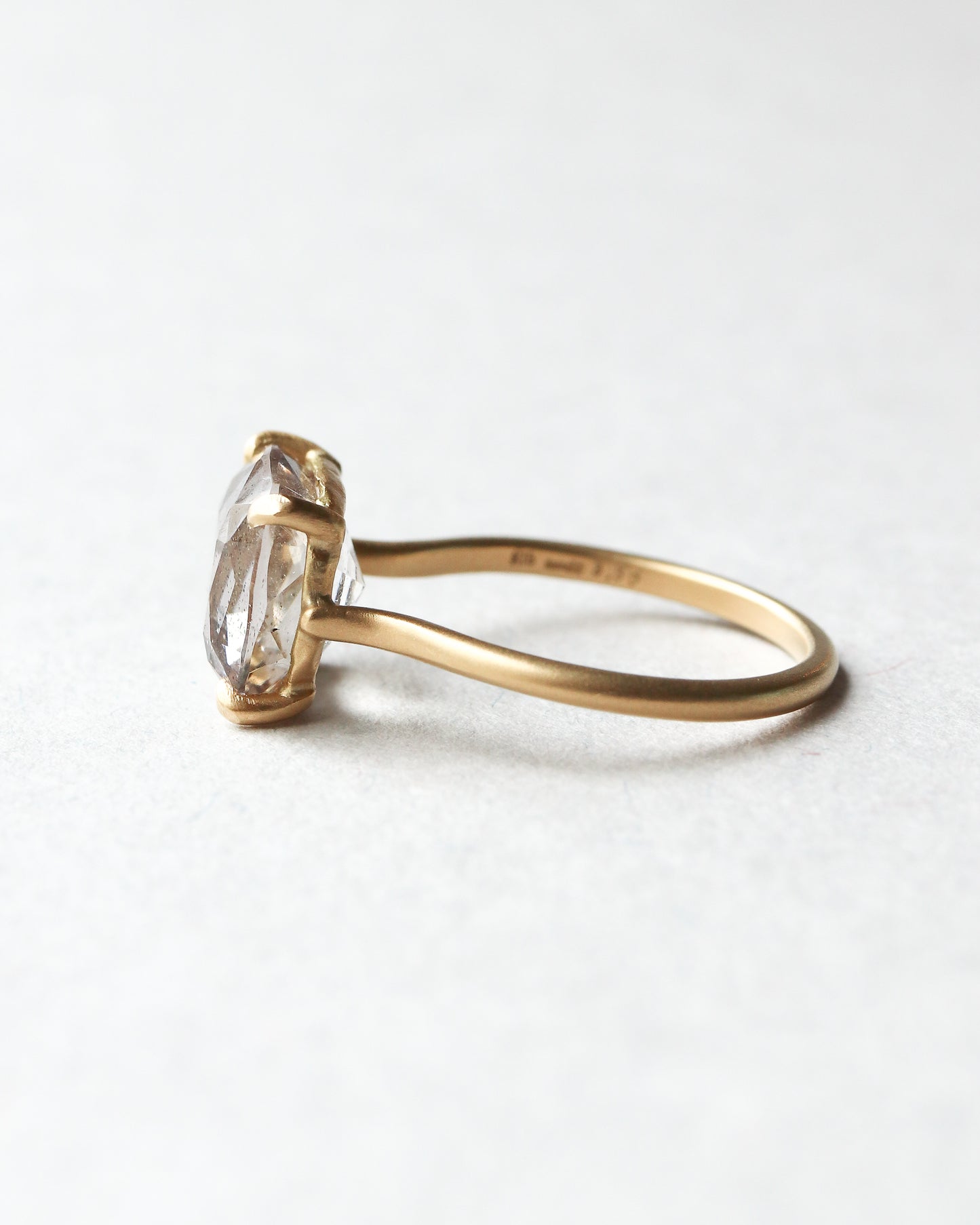 Prong Ring - Pink Fire Quartz -