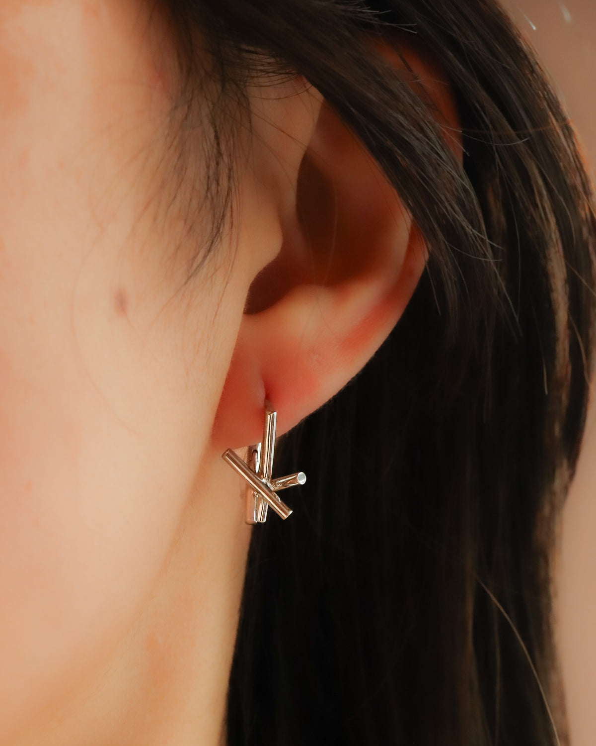 Asterism Pierced Earring - Pt900 -
