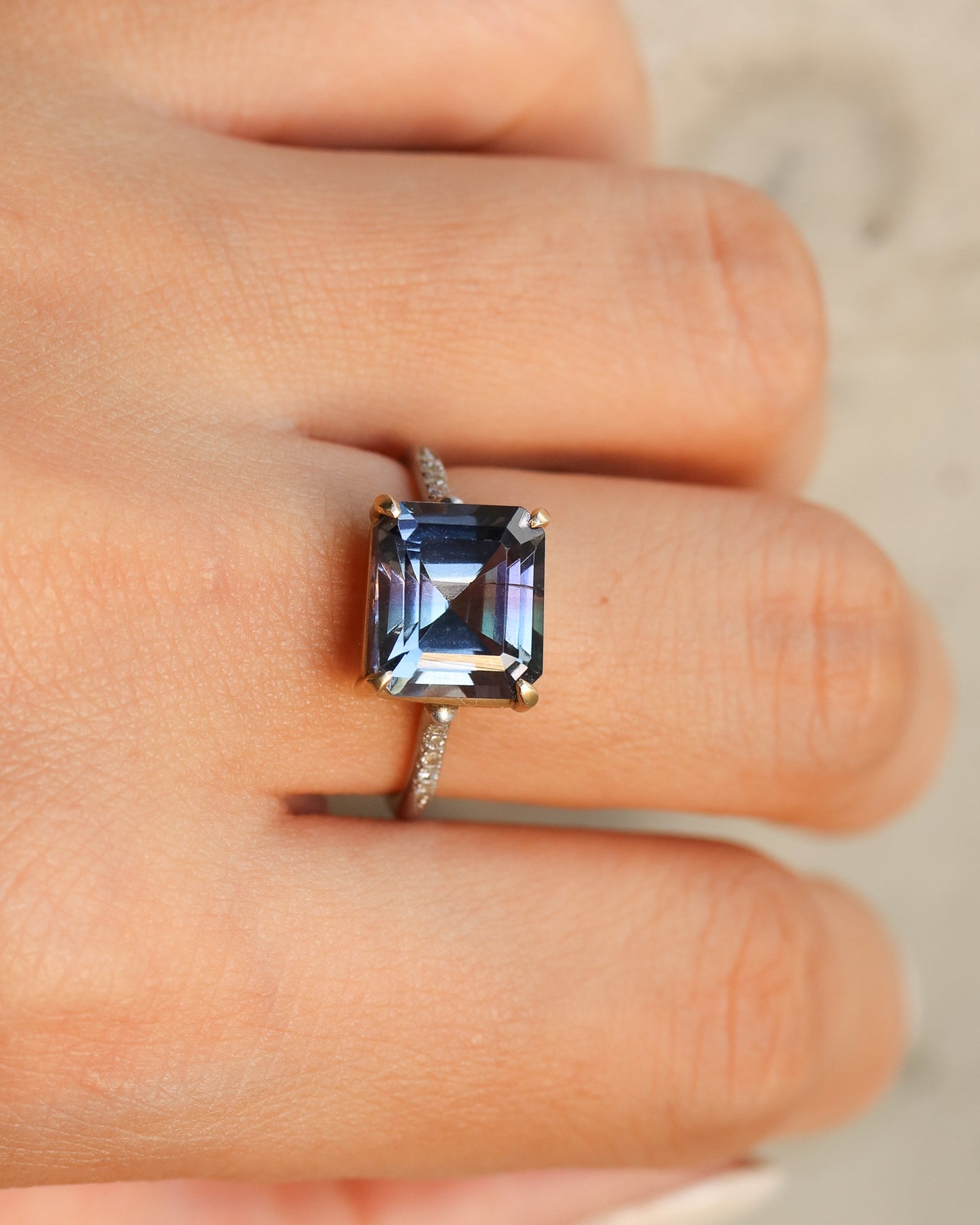 Prong Ring - Tanzanite -