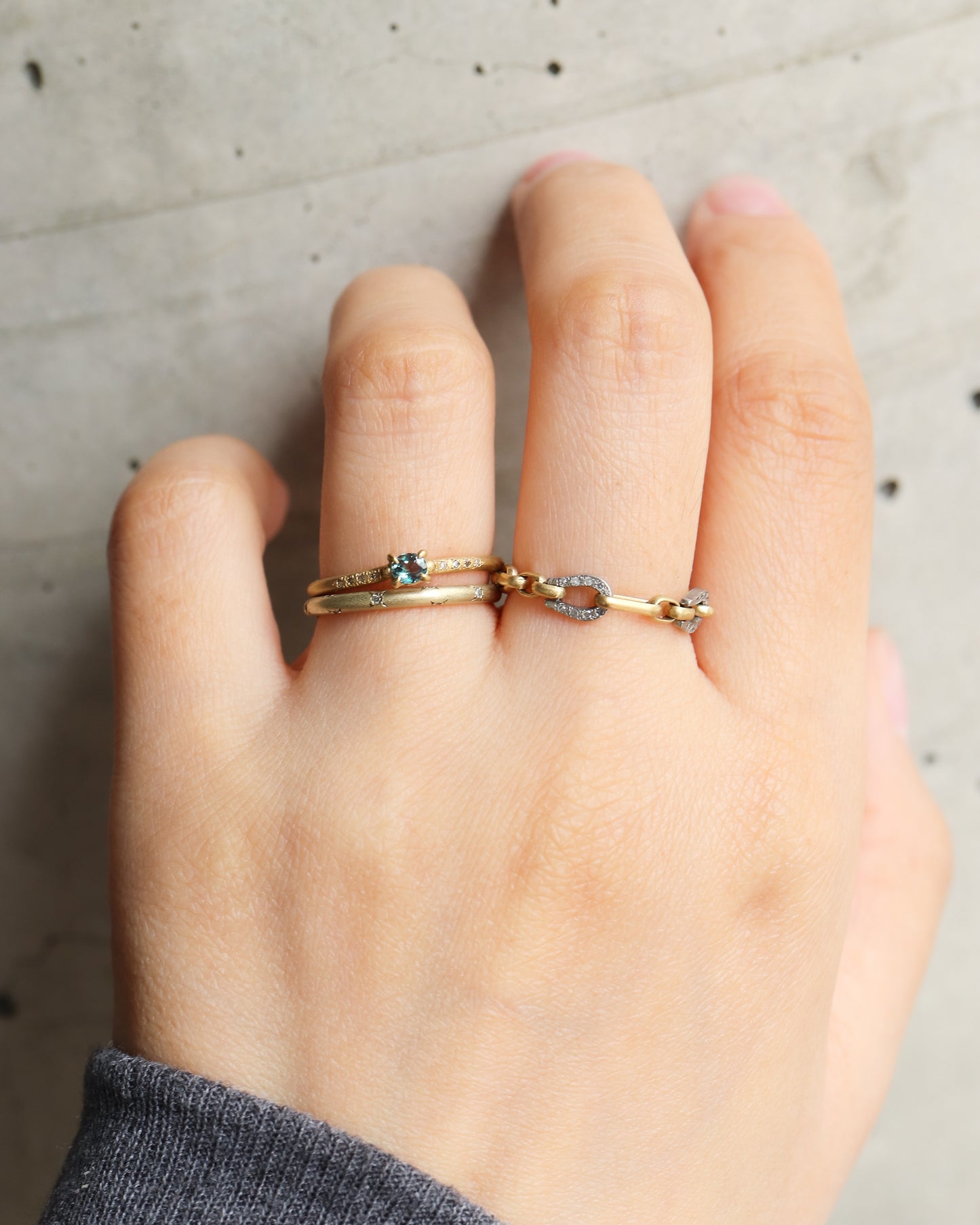 Prong Ring - alexandrite -