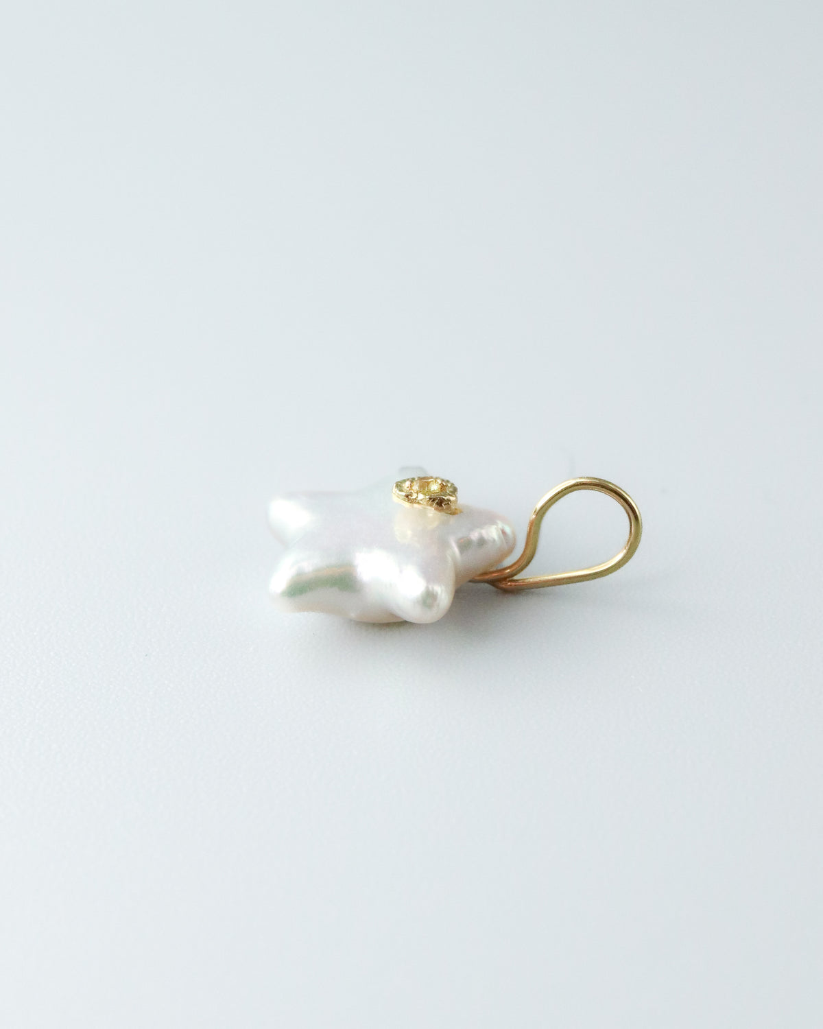 Flat Necklace - Pearl -