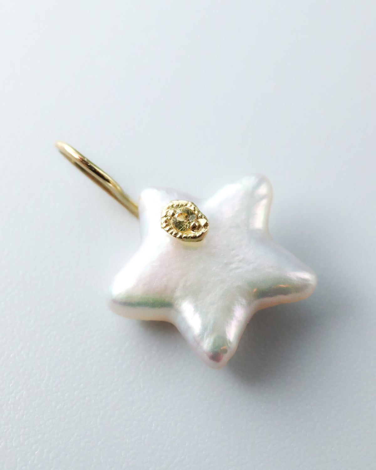 Flat Necklace - Pearl -