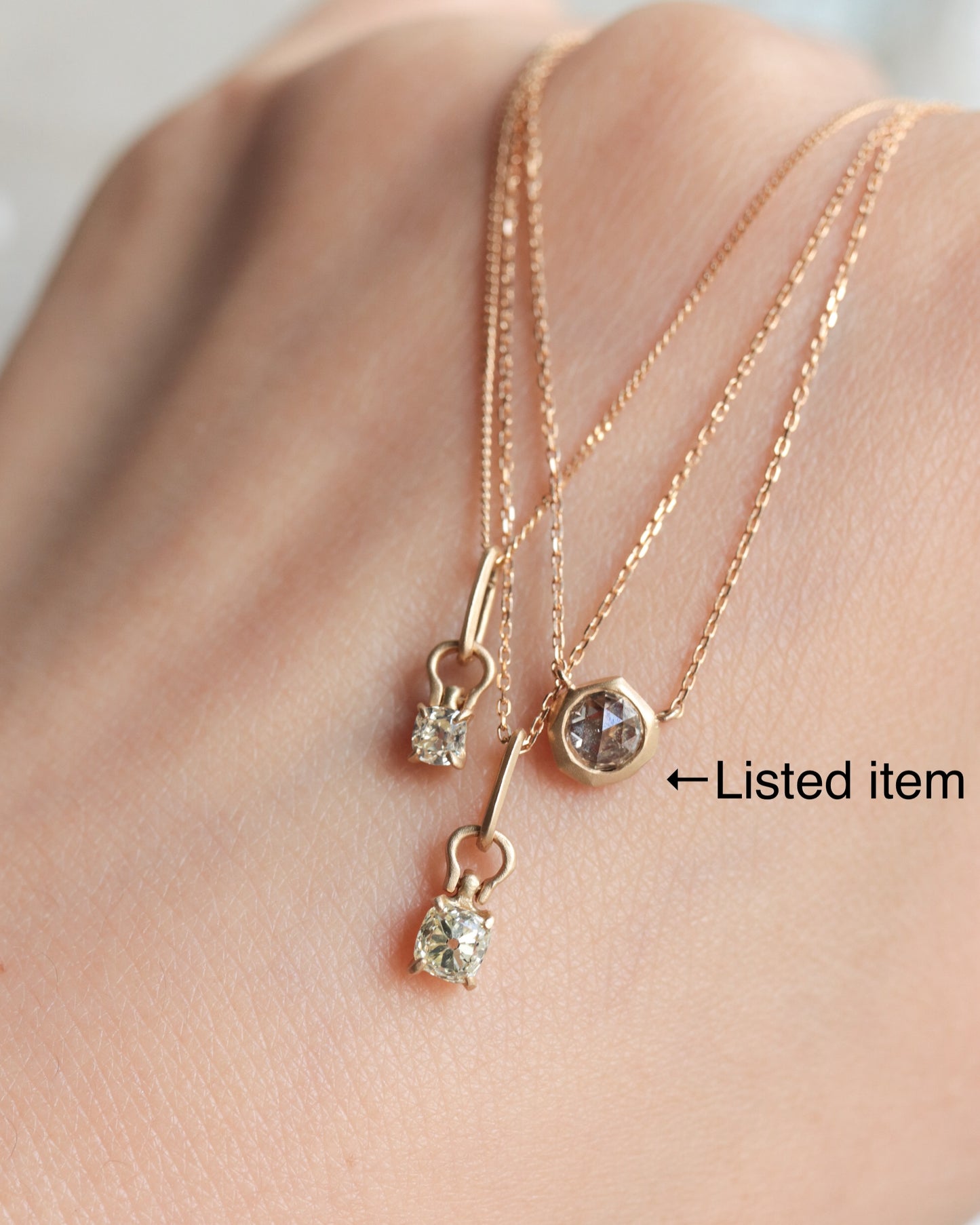 Comet Necklace - Diamond -