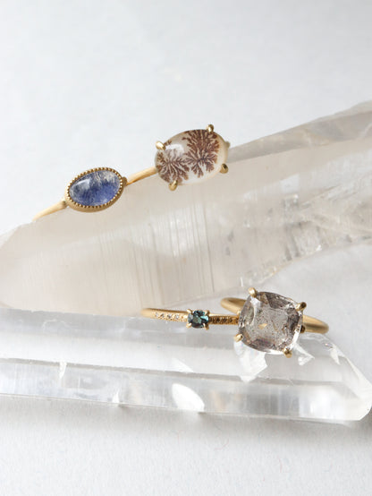 Prong Ring - Dendritic Quartz -