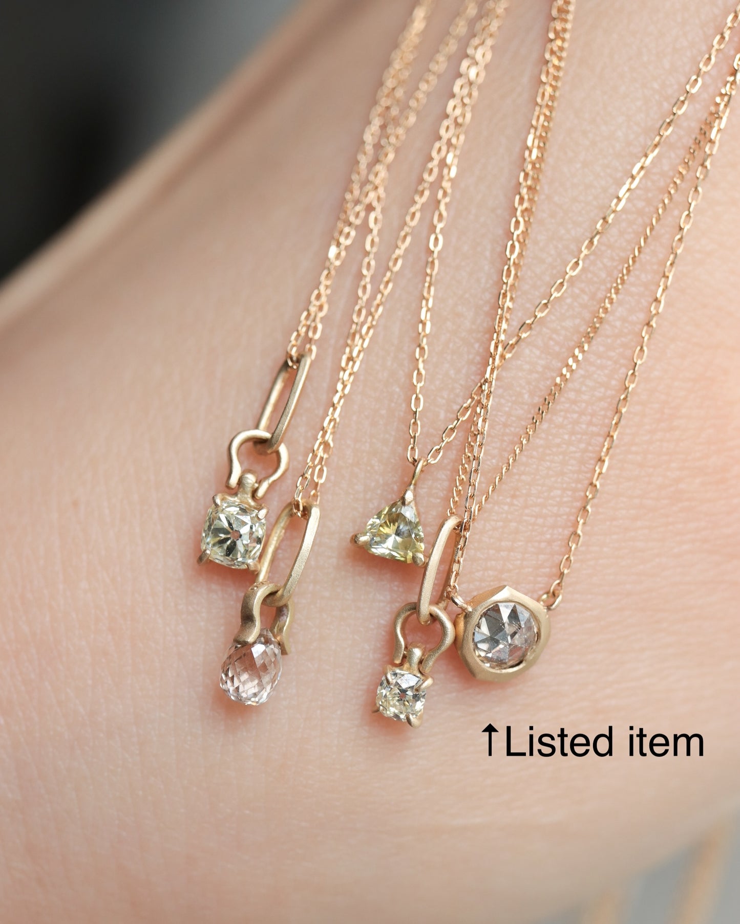 Comet Necklace - Diamond -