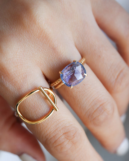 Flat Ring - Tanzanite -