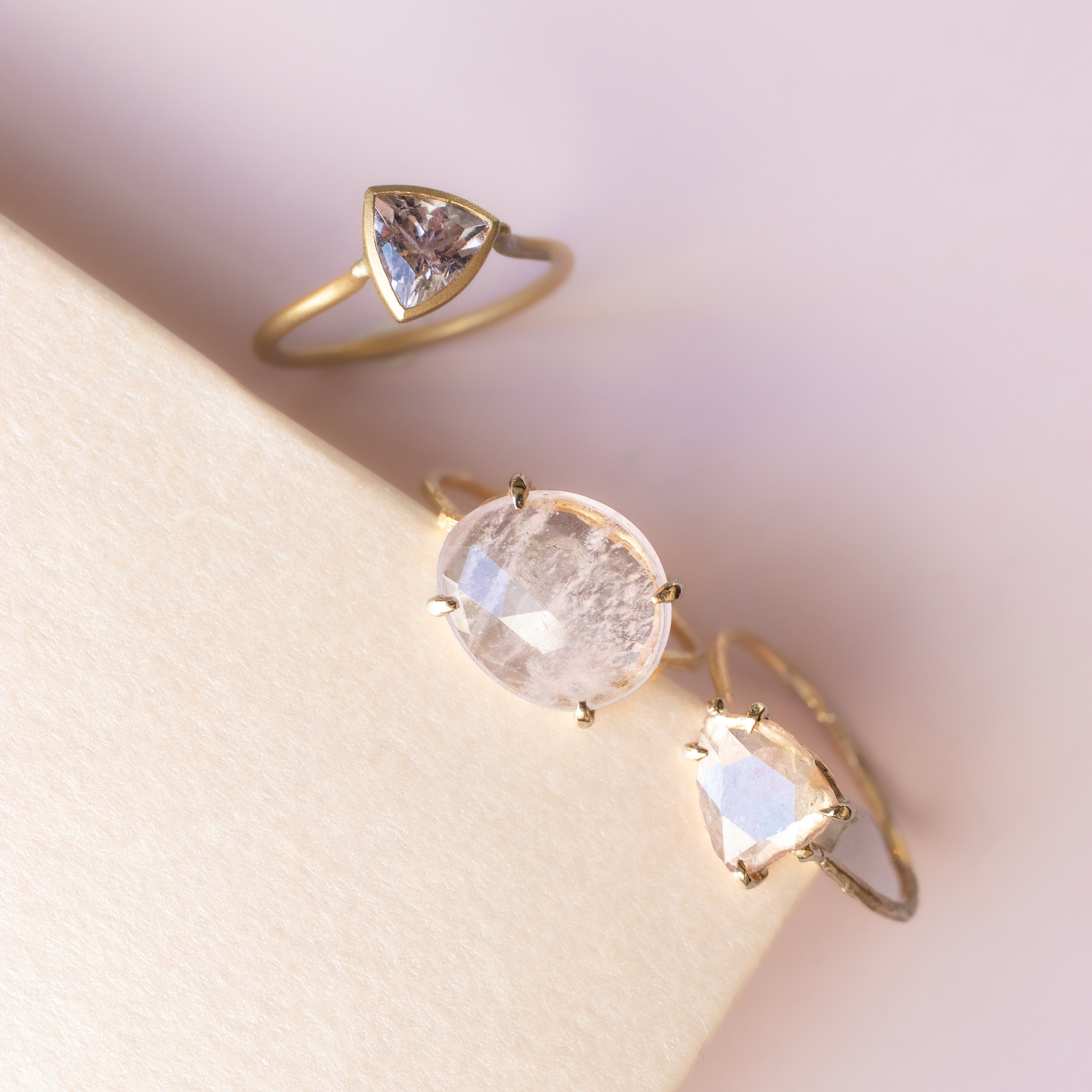 Collet Ring - Morganite -
