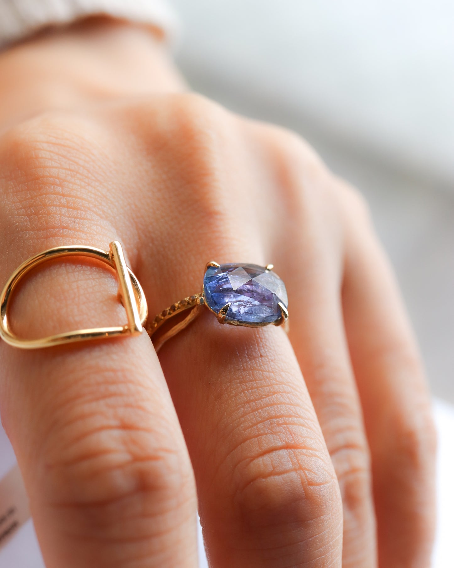 Flat Ring - Tanzanite -