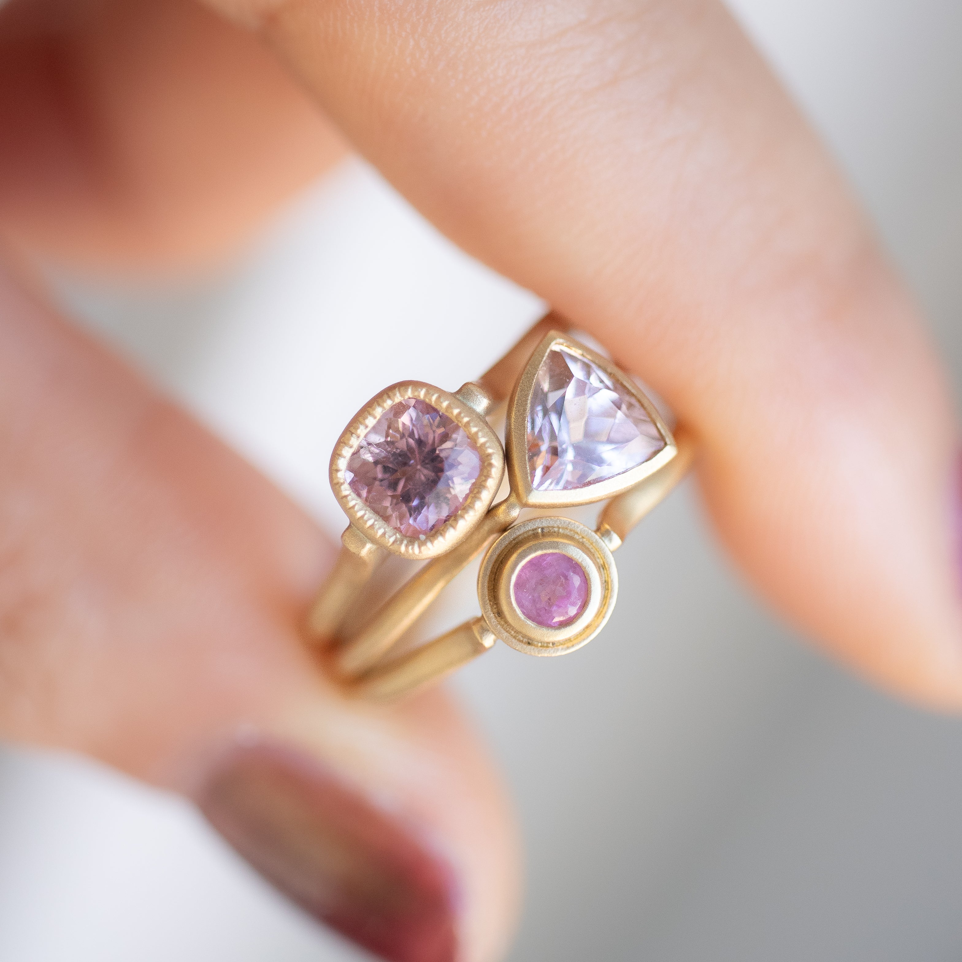 Collet Ring - Morganite -