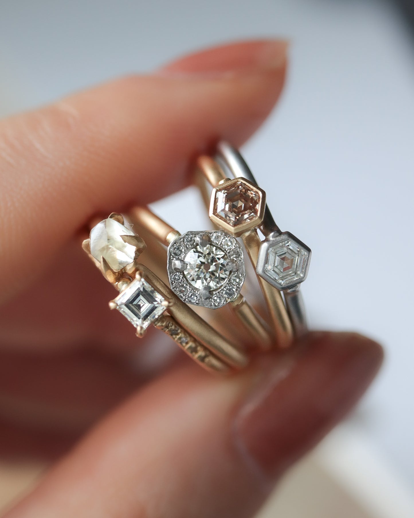 Collet Ring - Diamond -