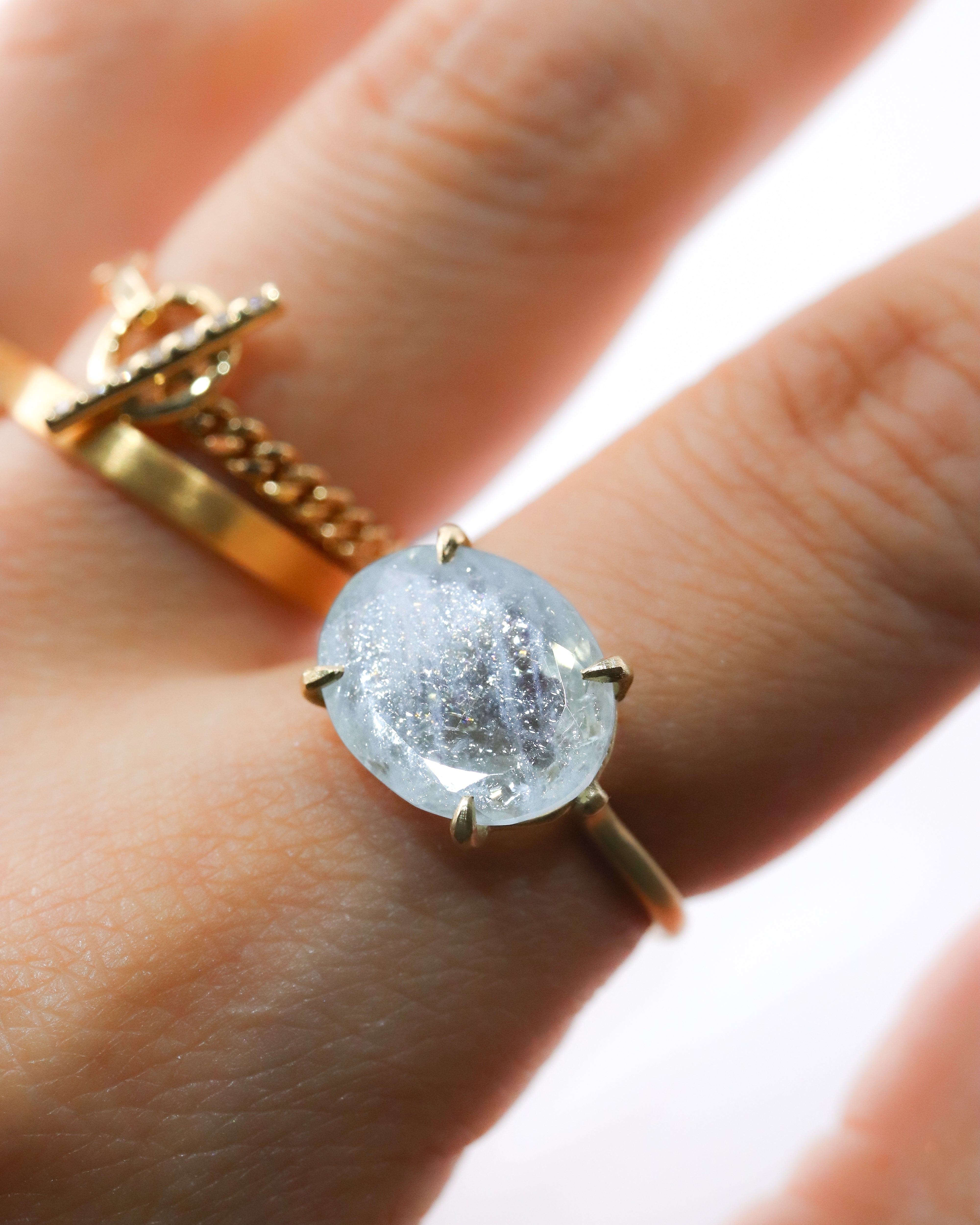 Prong Ring - Aquamarine -