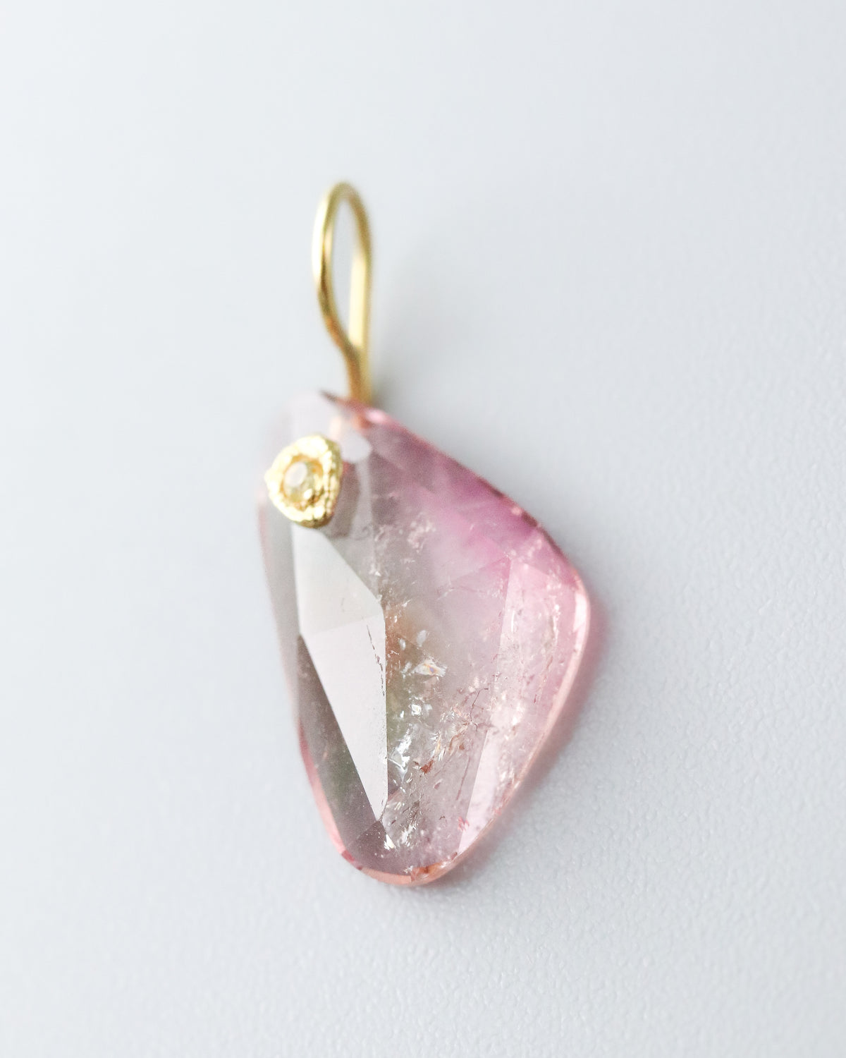 Flat Necklace - Bicolor Tourmaline -