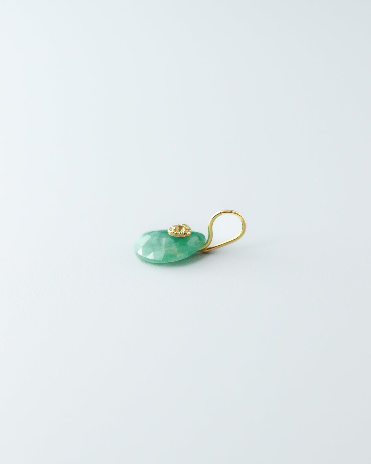 Flat Necklace - Emerald -