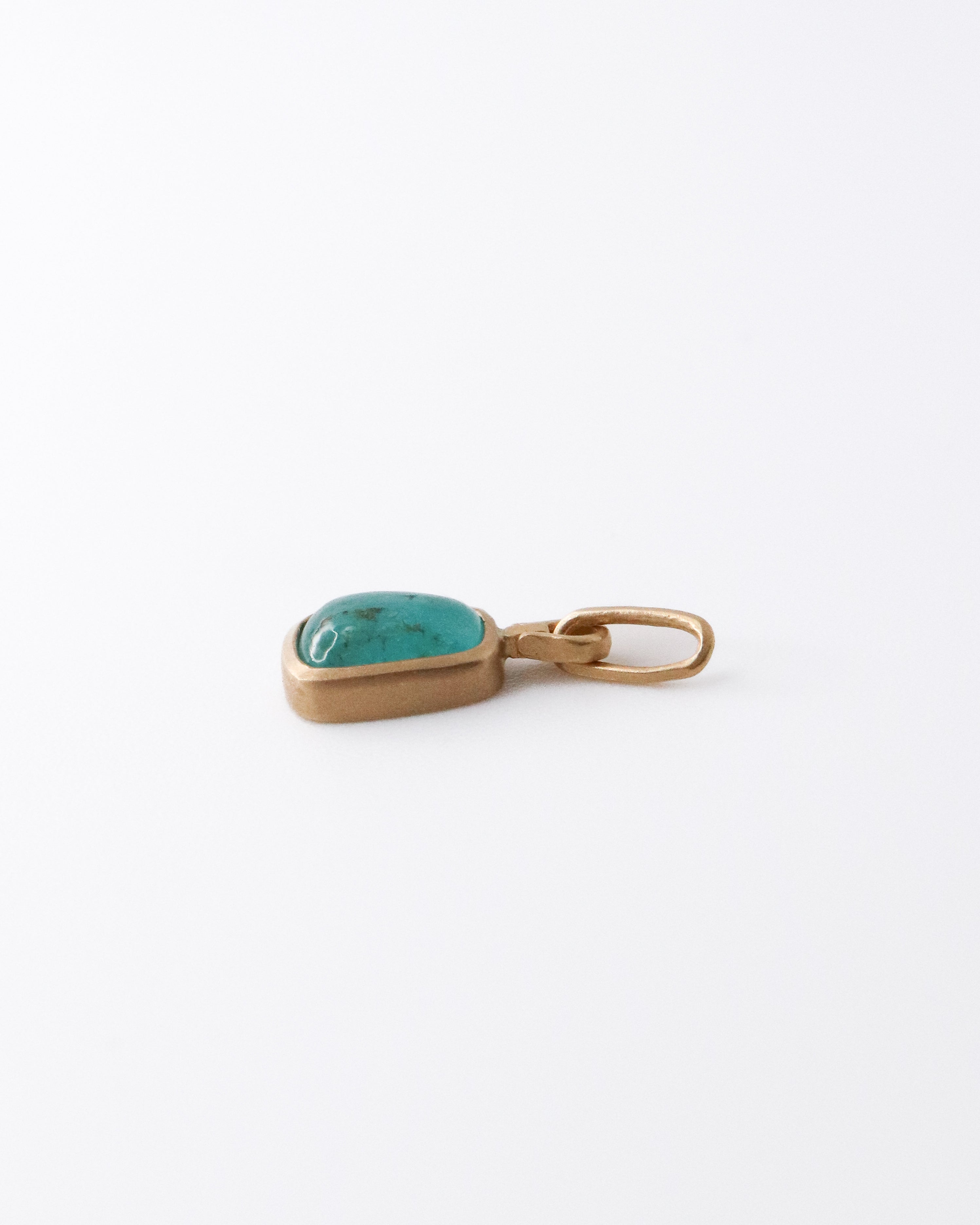 Horse Shoe Collet Necklace - Paraiba Tourmaline -