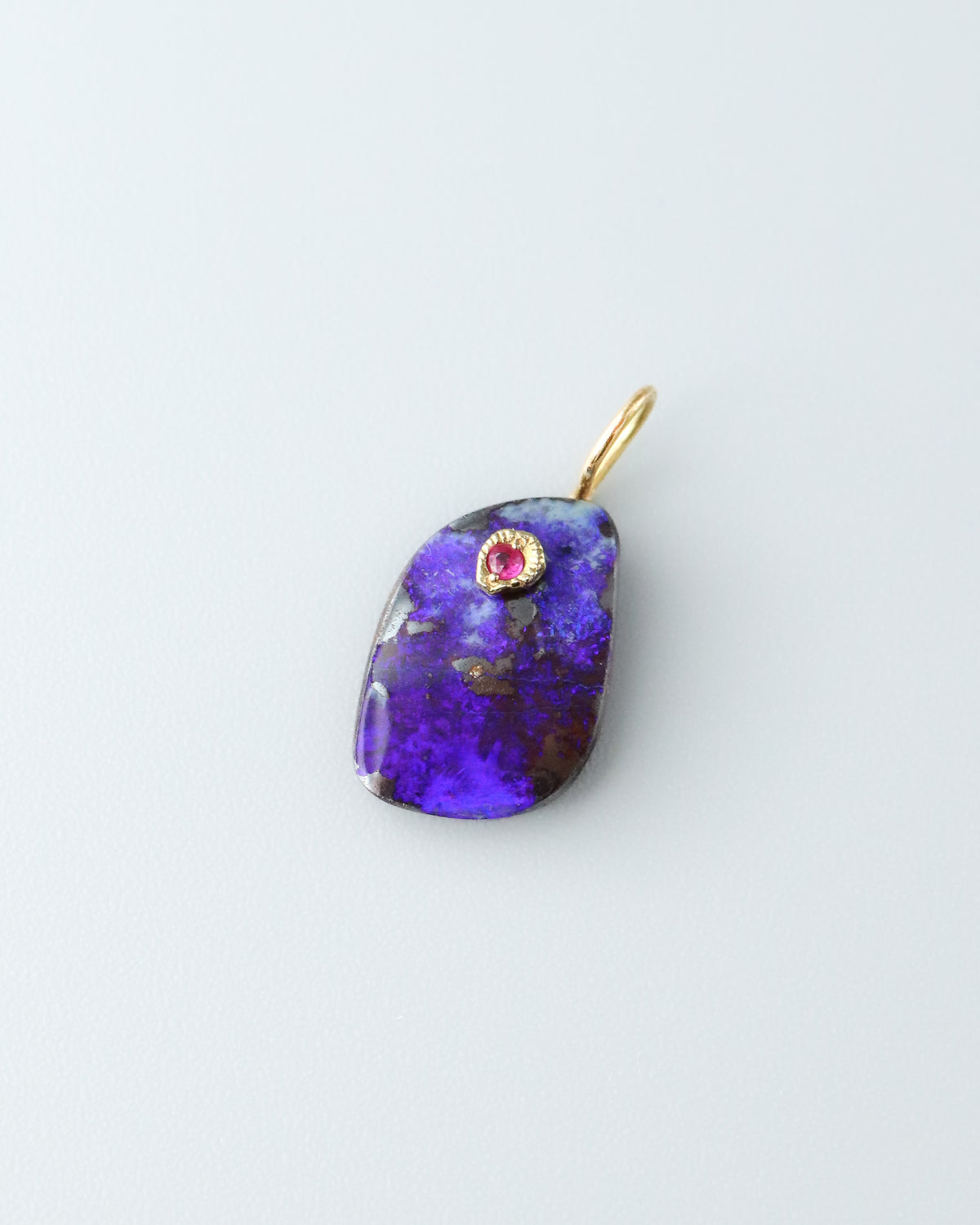 Flat Necklace - Boulder Opal -