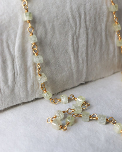 Link Diamond Beads Necklace