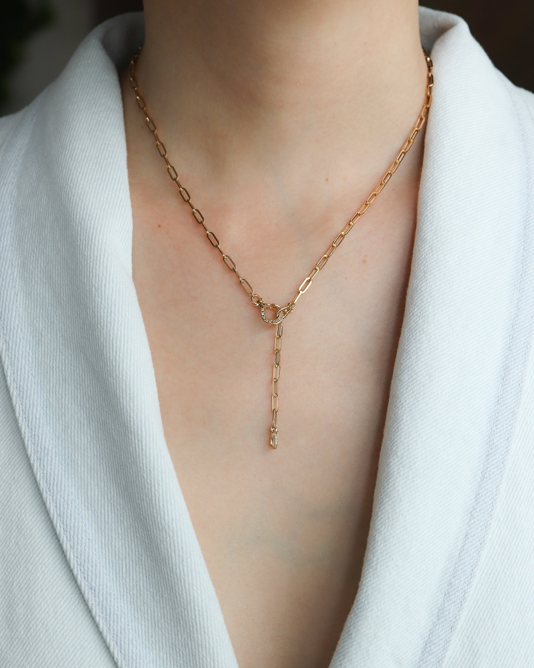 Link Necklace - Wide -