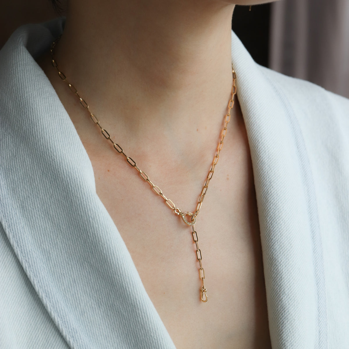 Link Necklace - Wide -
