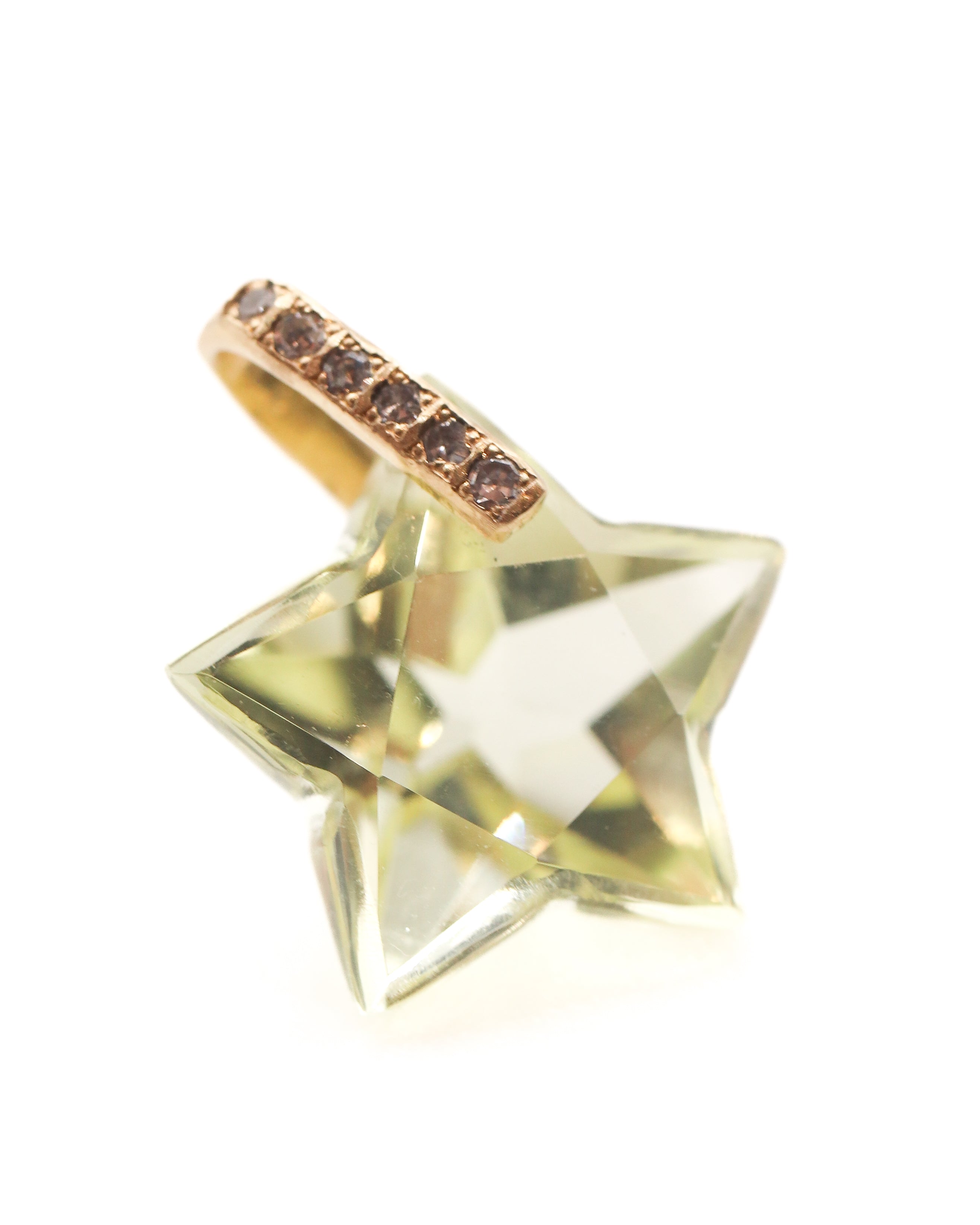 Hibiki Stone Necklace - Lemon Quartz -