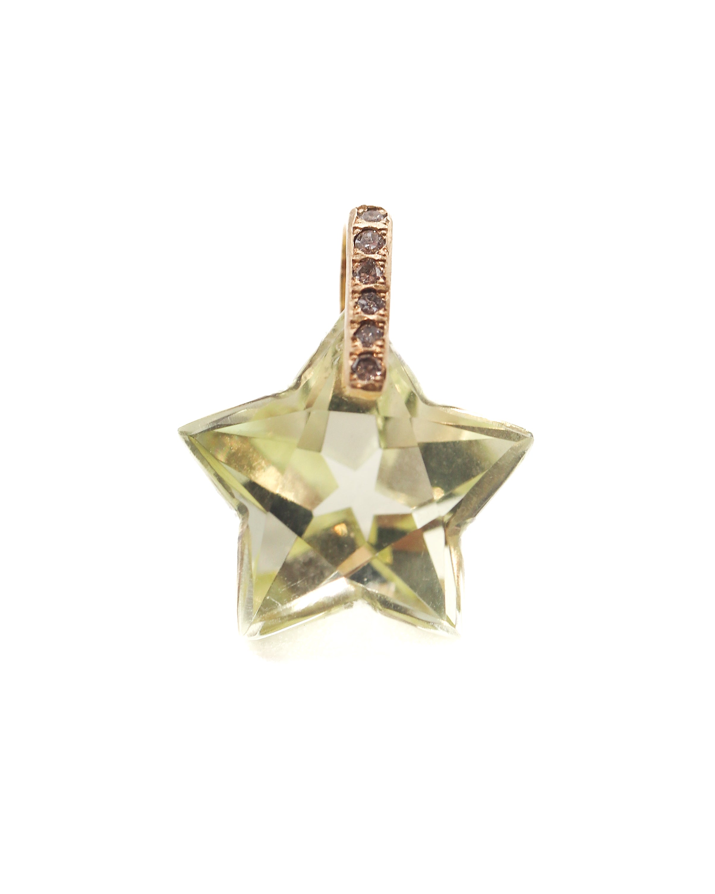 Hibiki Stone Necklace - Lemon Quartz -