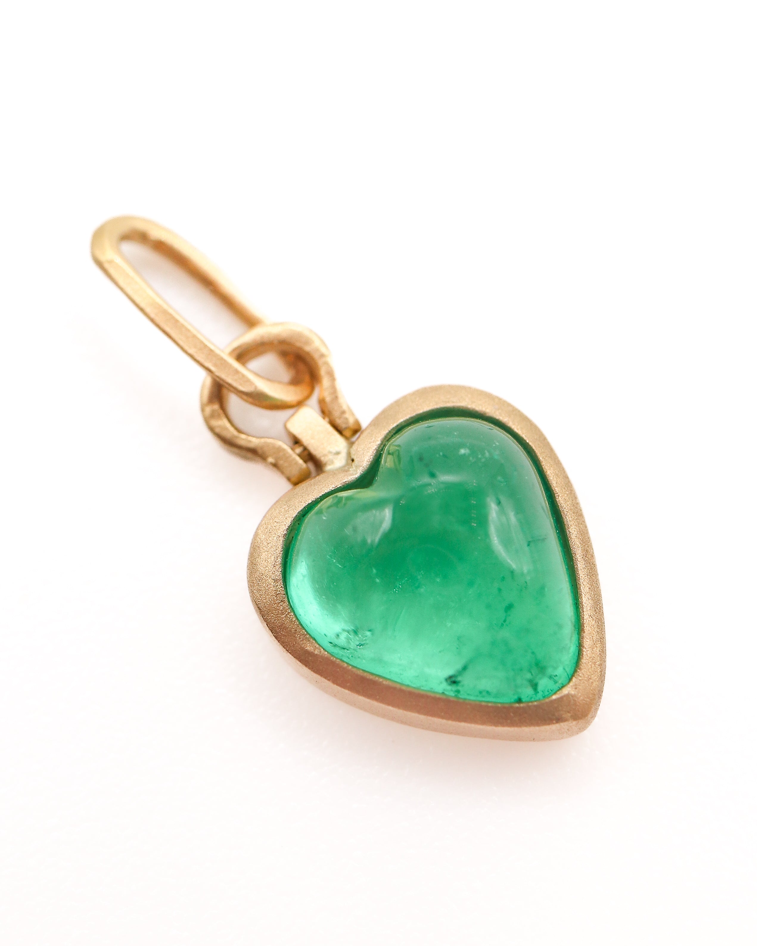 Horse Shoe Necklace - Emerald -