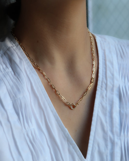 Link Necklace - Wide -