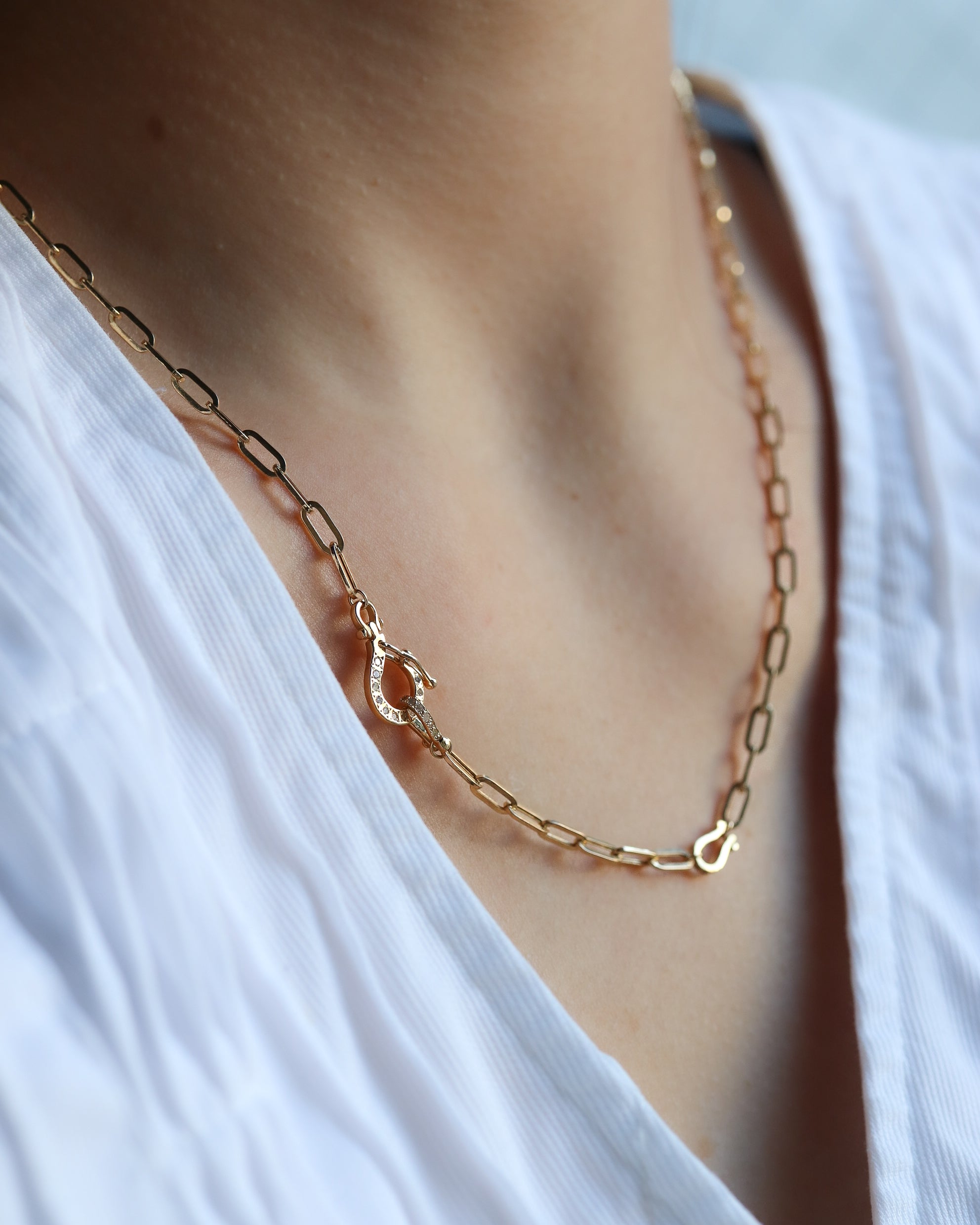 Link Necklace - Wide -