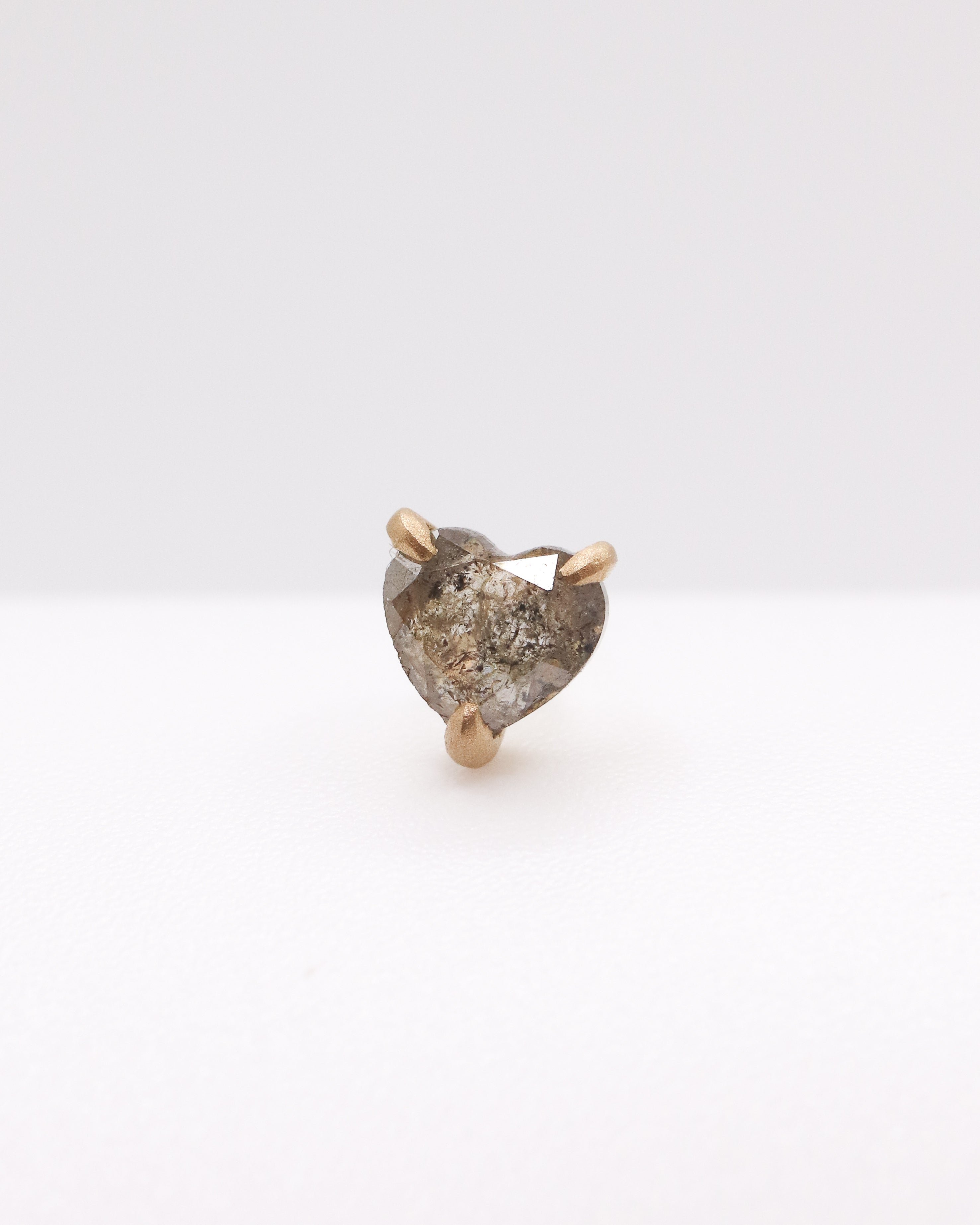 Prong Pierced Earring - Natural Diamond -