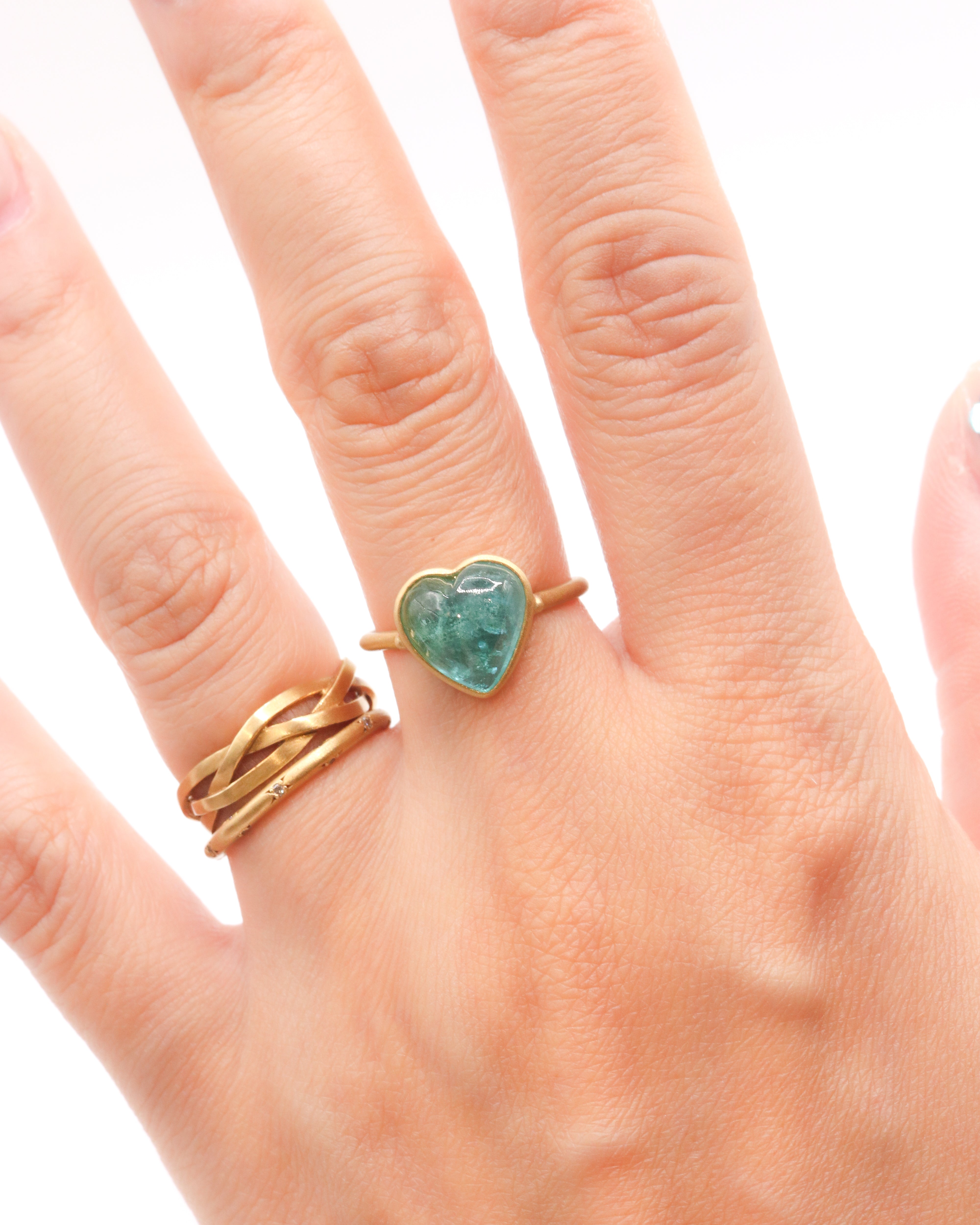 Collet Ring - Tourmaline -
