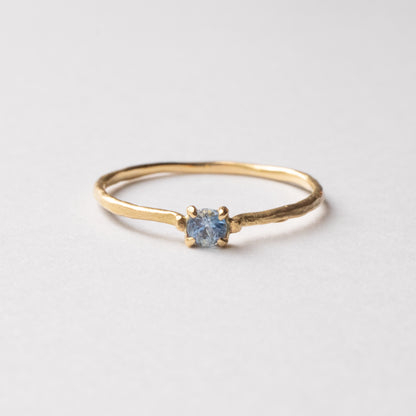 Prong Ring - Benitoite -