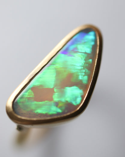 Collet Ring - Crystal Black Opal -