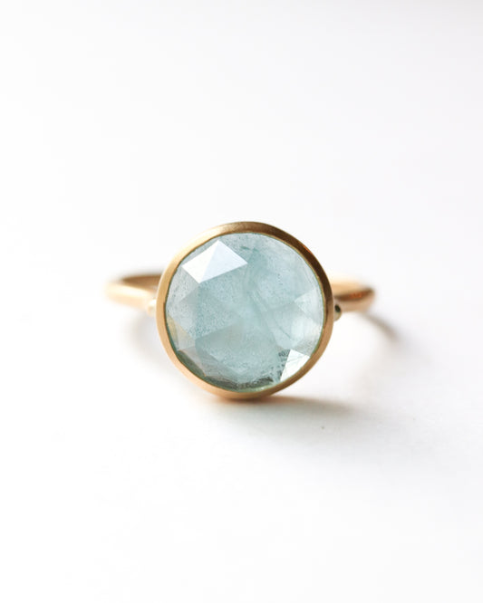 Collet Ring - Aquamarine -