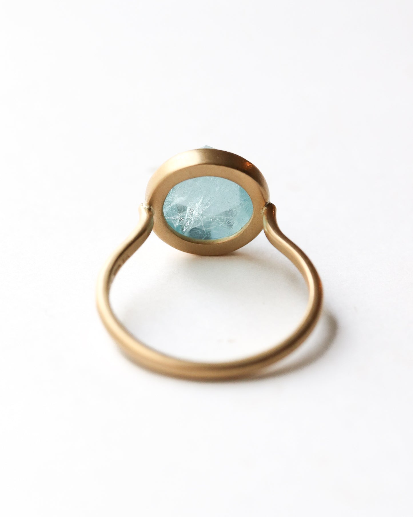 Collet Ring - Aquamarine -