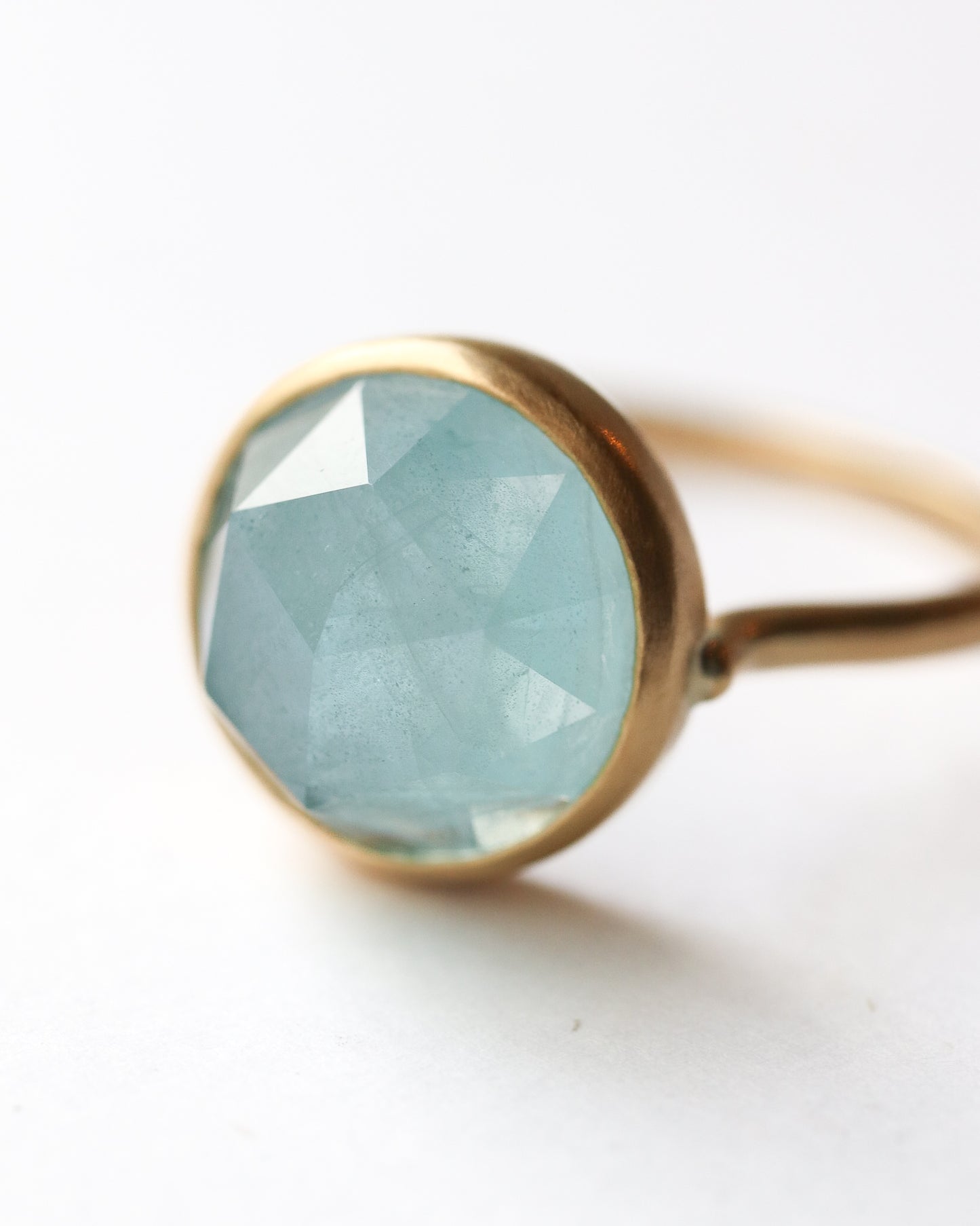 Collet Ring - Aquamarine -