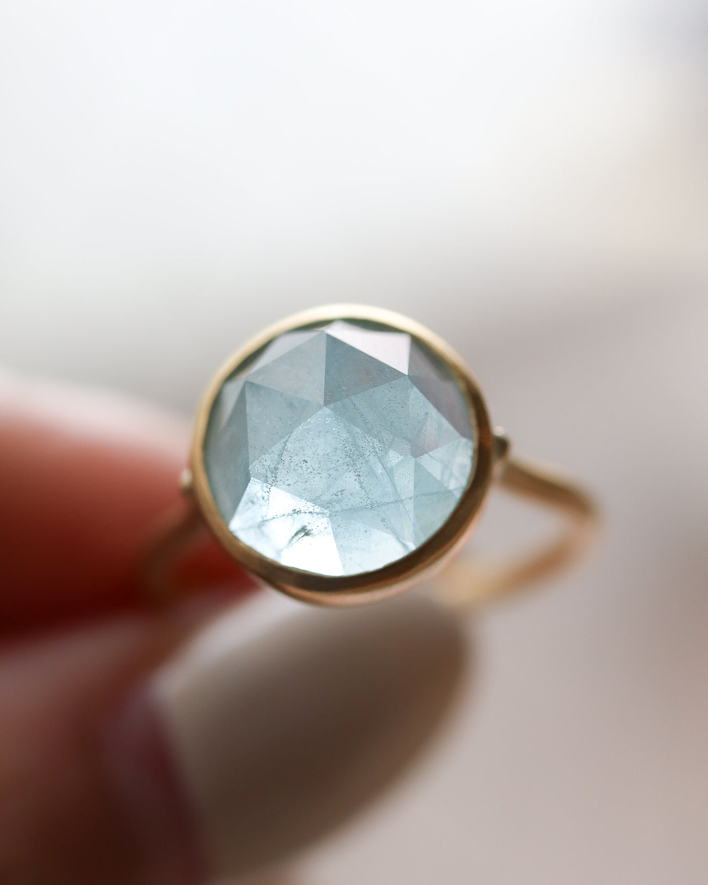 Collet Ring - Aquamarine -