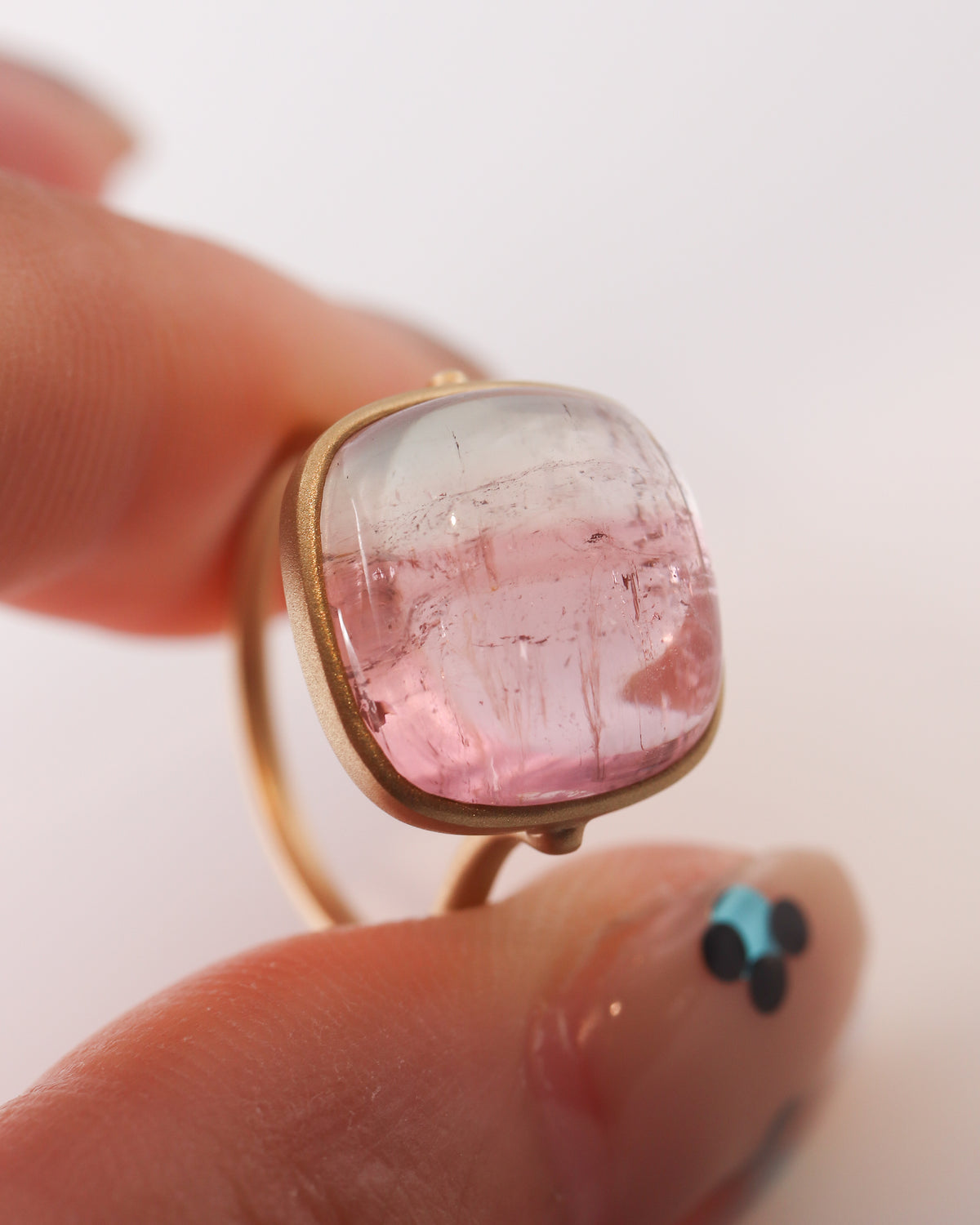 Collet Ring - Tourmaline -
