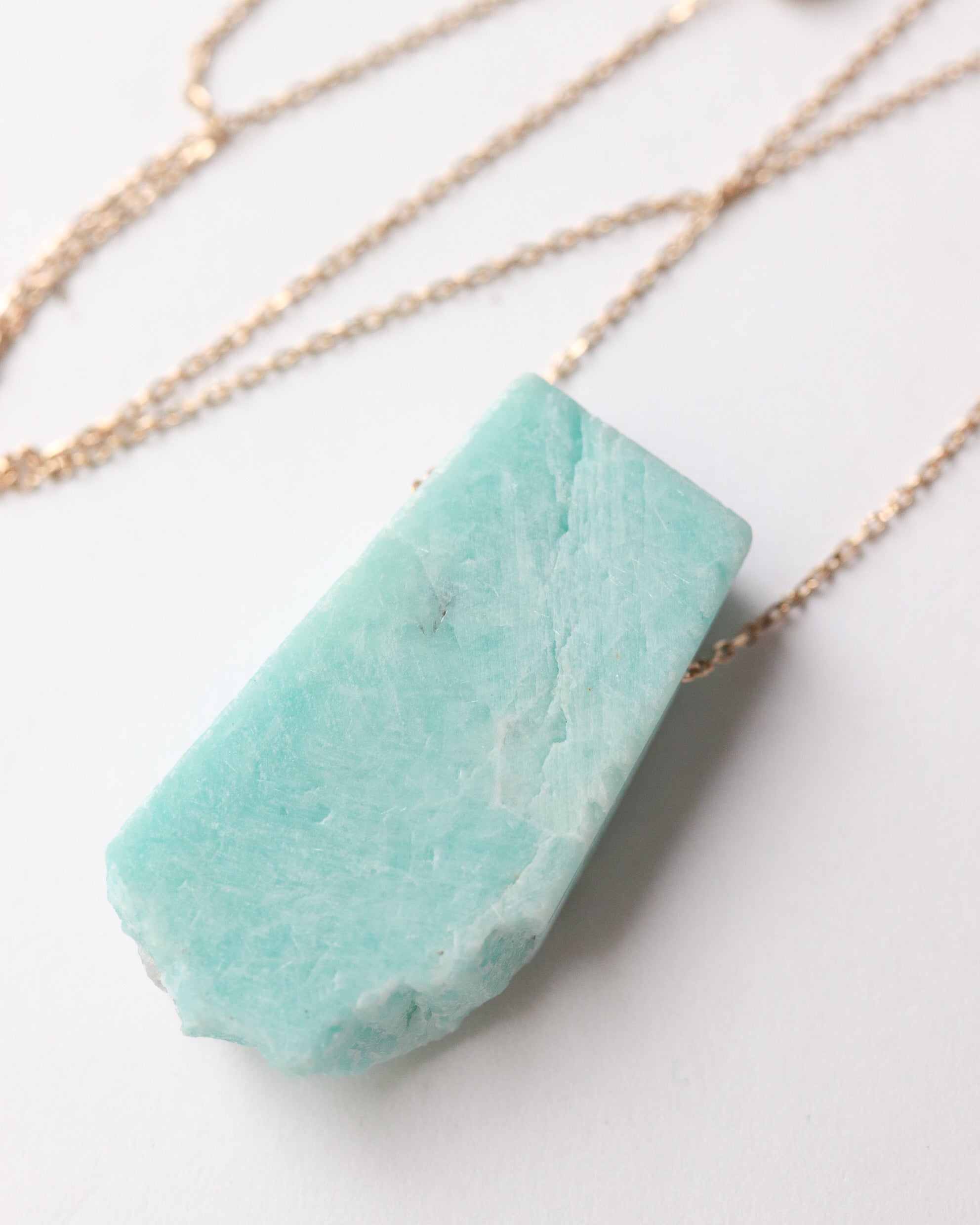 Rock Necklace - Amazonite -