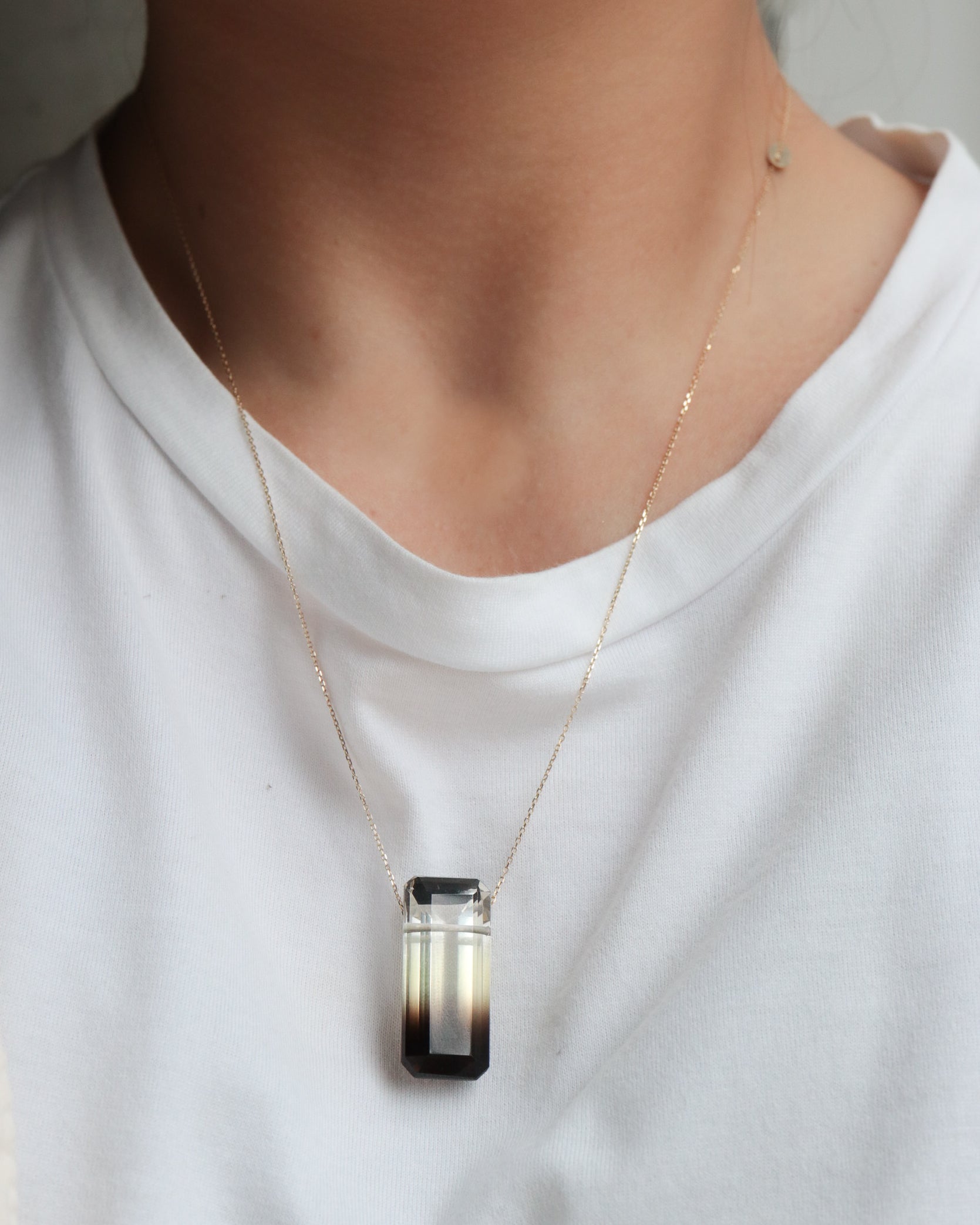 Rock Necklace - Smoky Quartz -