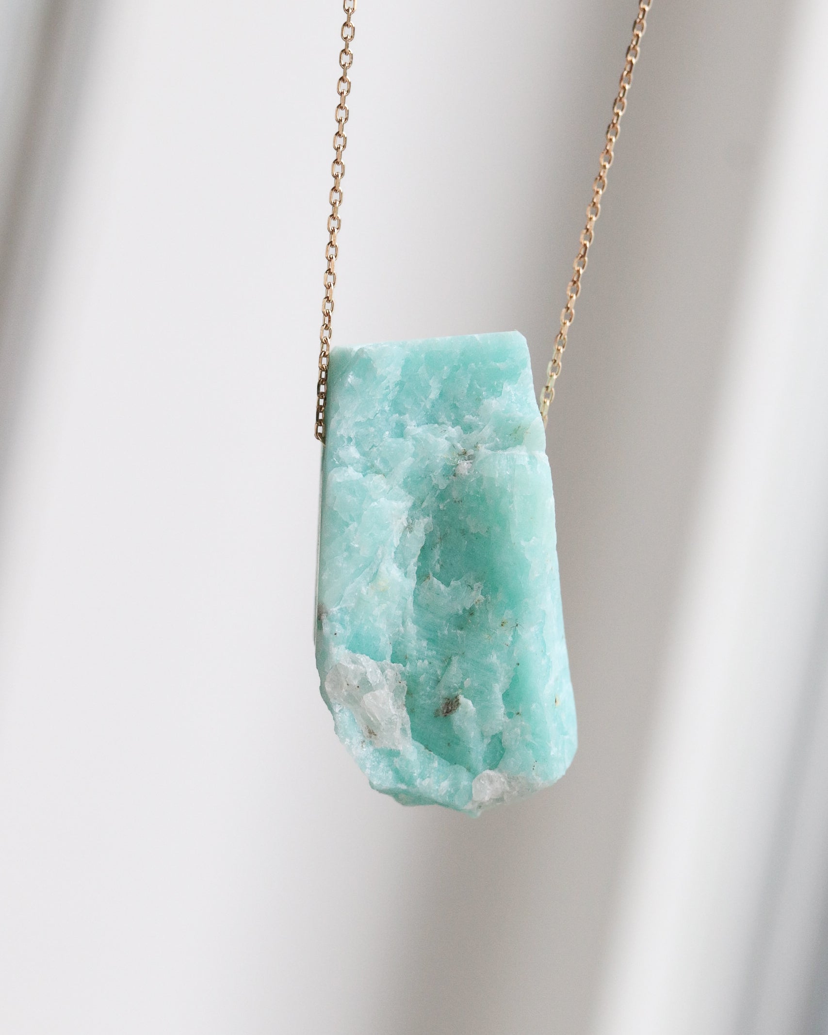 Rock Necklace - Amazonite -