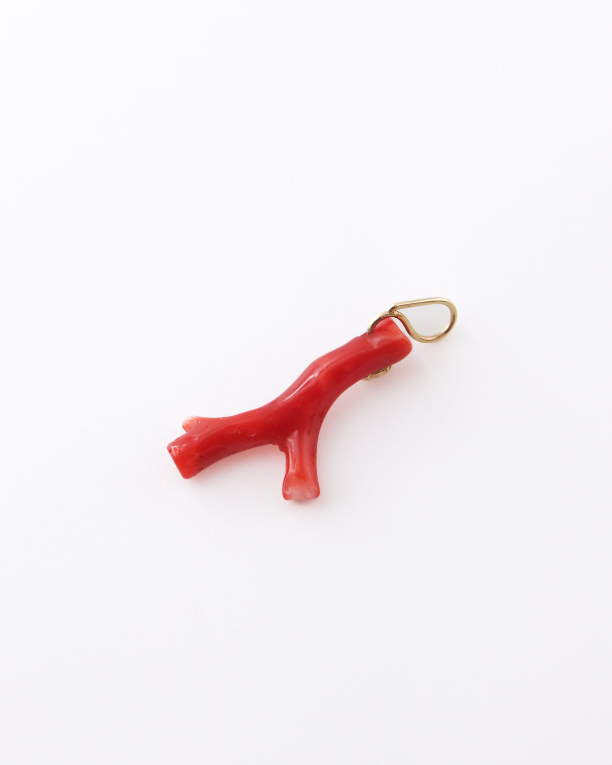 Flat Necklace - Coral -