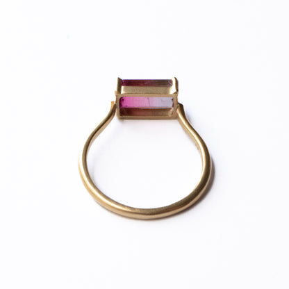 Prong Ring - Bicolor Tourmaline -