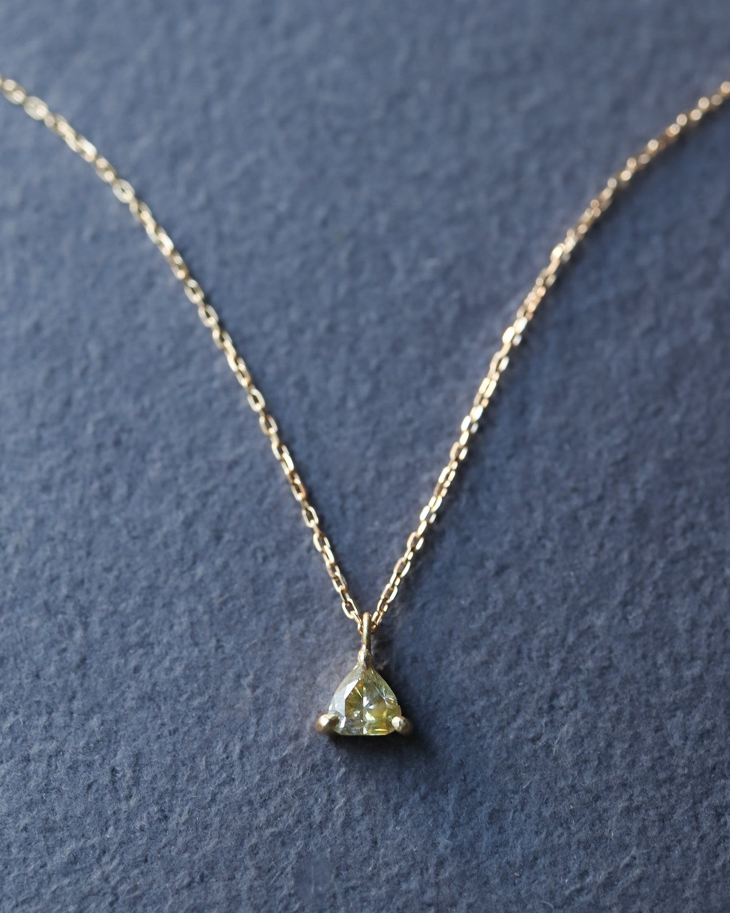 Prong Necklace - Diamond -