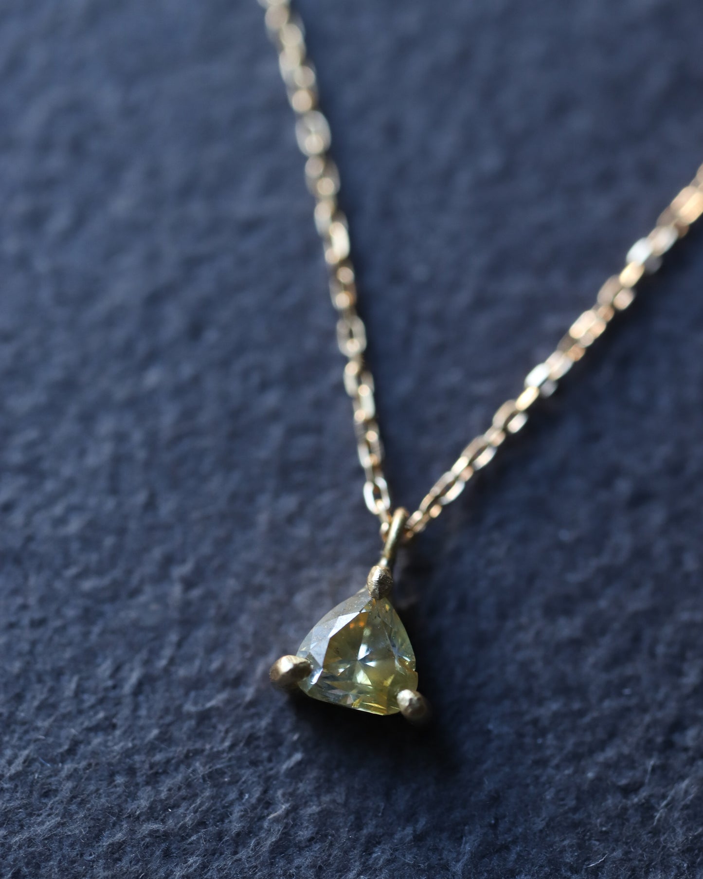 Prong Necklace - Diamond -